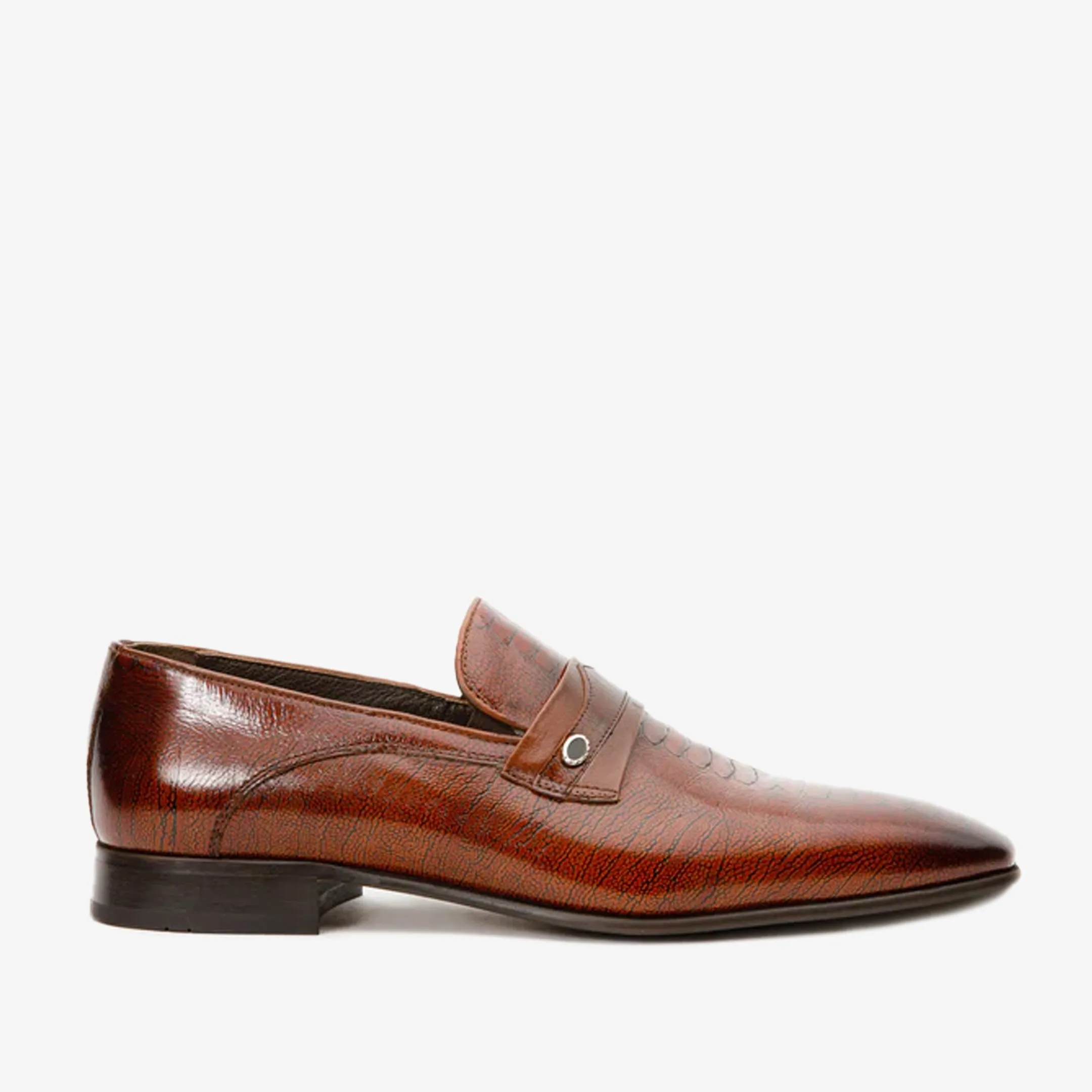 The Bangkok Tan Penny Loafer Men Shoe Street Run