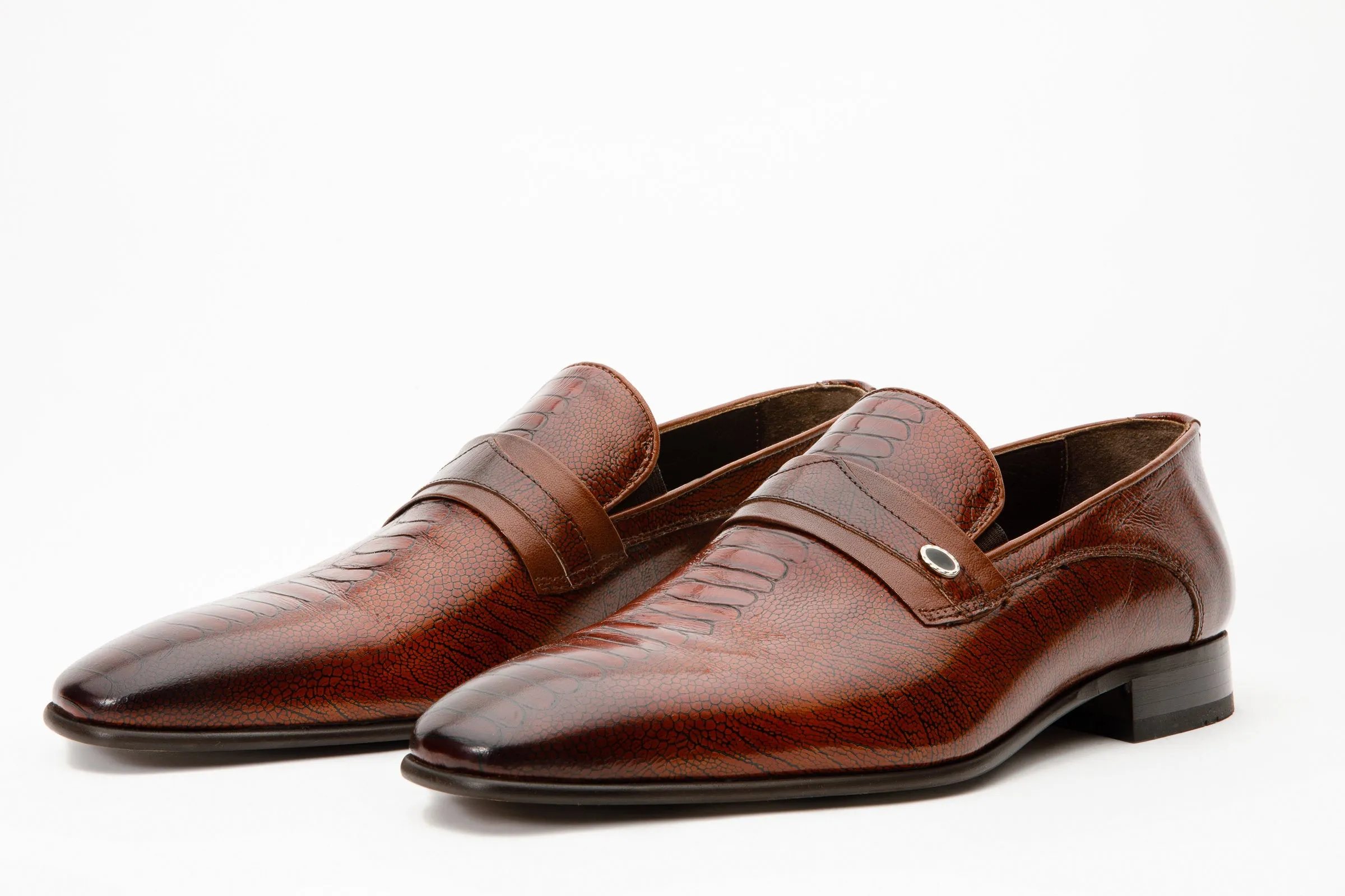 The Bangkok Tan Penny Loafer Men Shoe sports