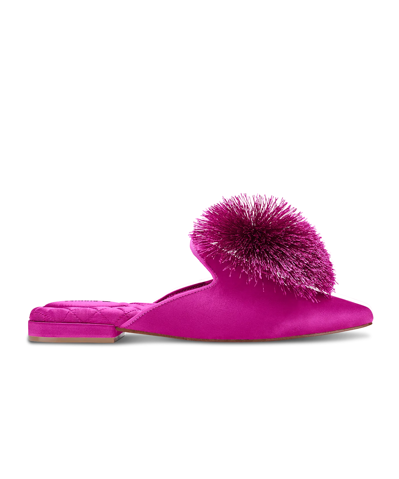 The Dove - Fuchsia Satin Pom Shock absorption