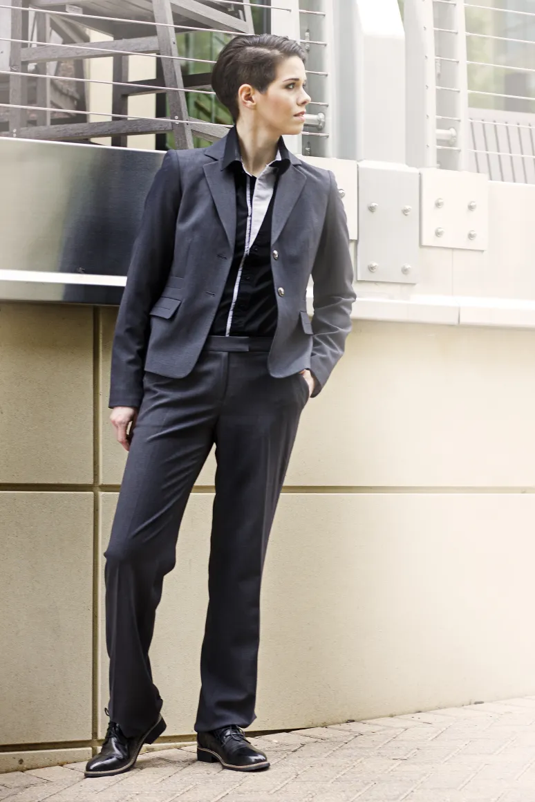 The Downtown Dappers in Black Slip-On Style