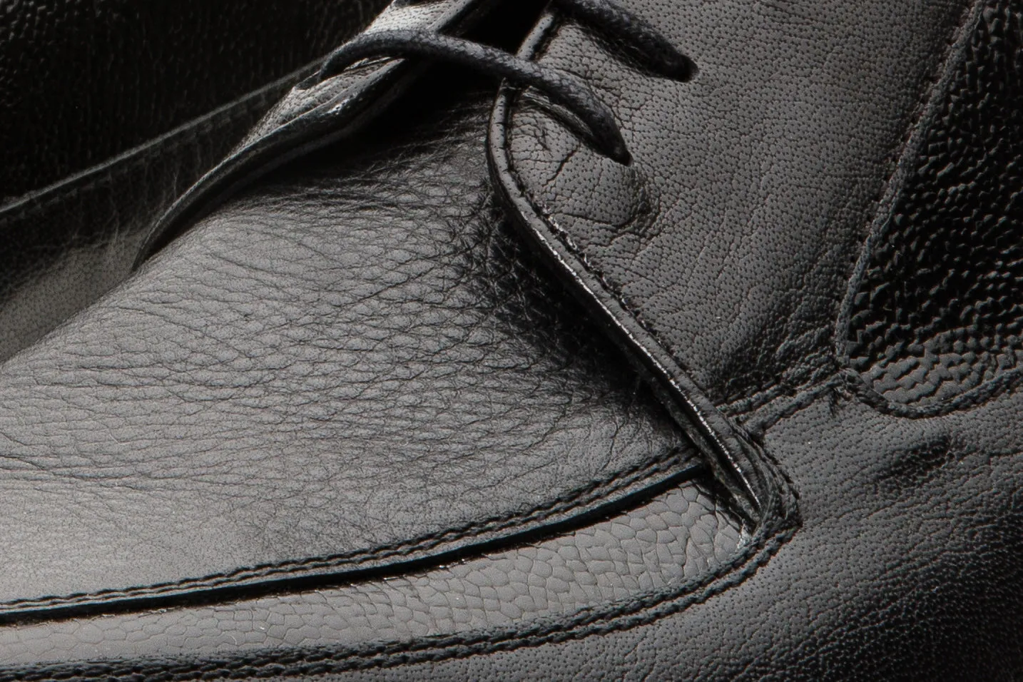 The Gardi Black Leather Derby Men Shoe Thick-Sole