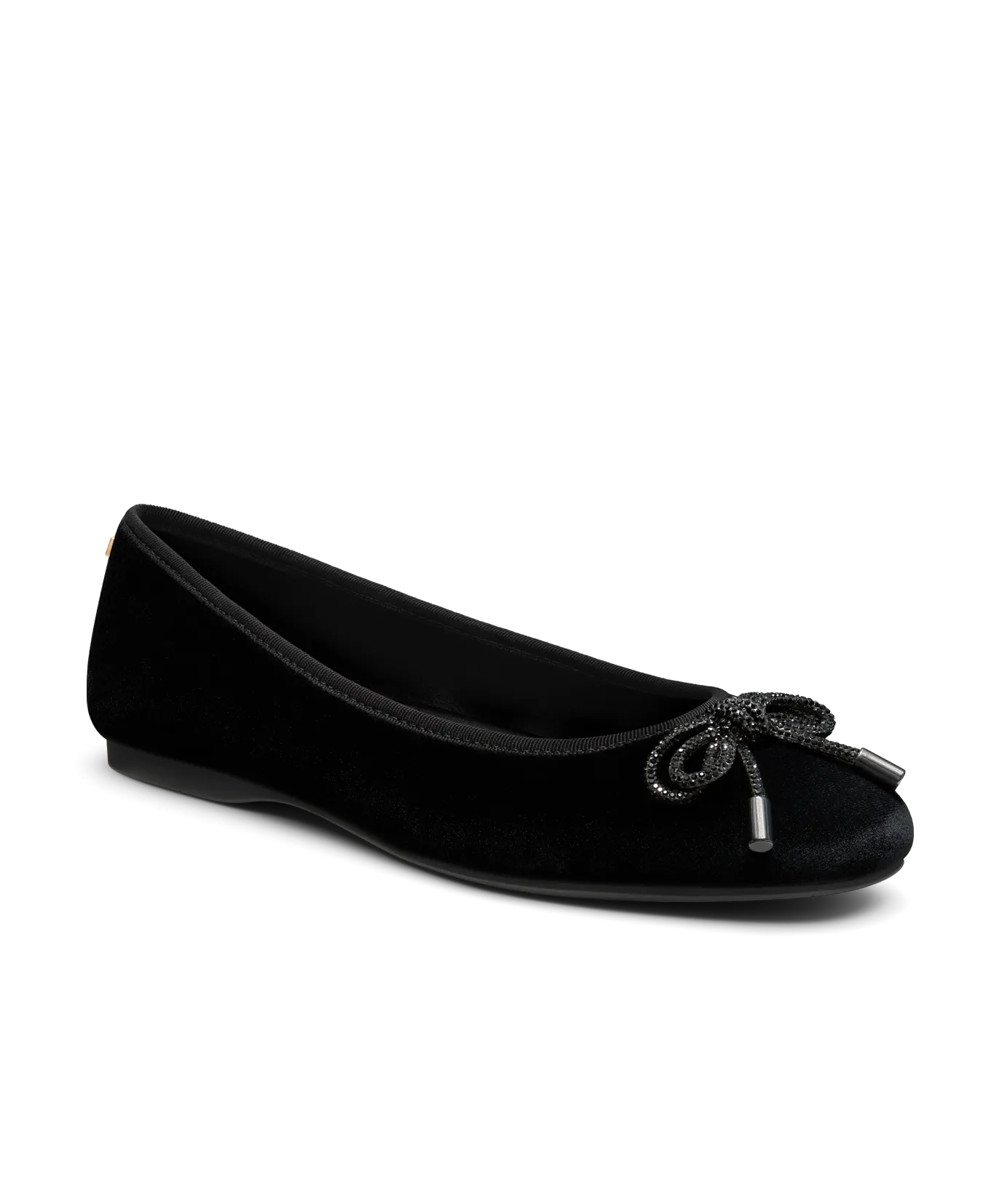 The Hummingbird - Black Velvet Jeweled Bow Gym Glow