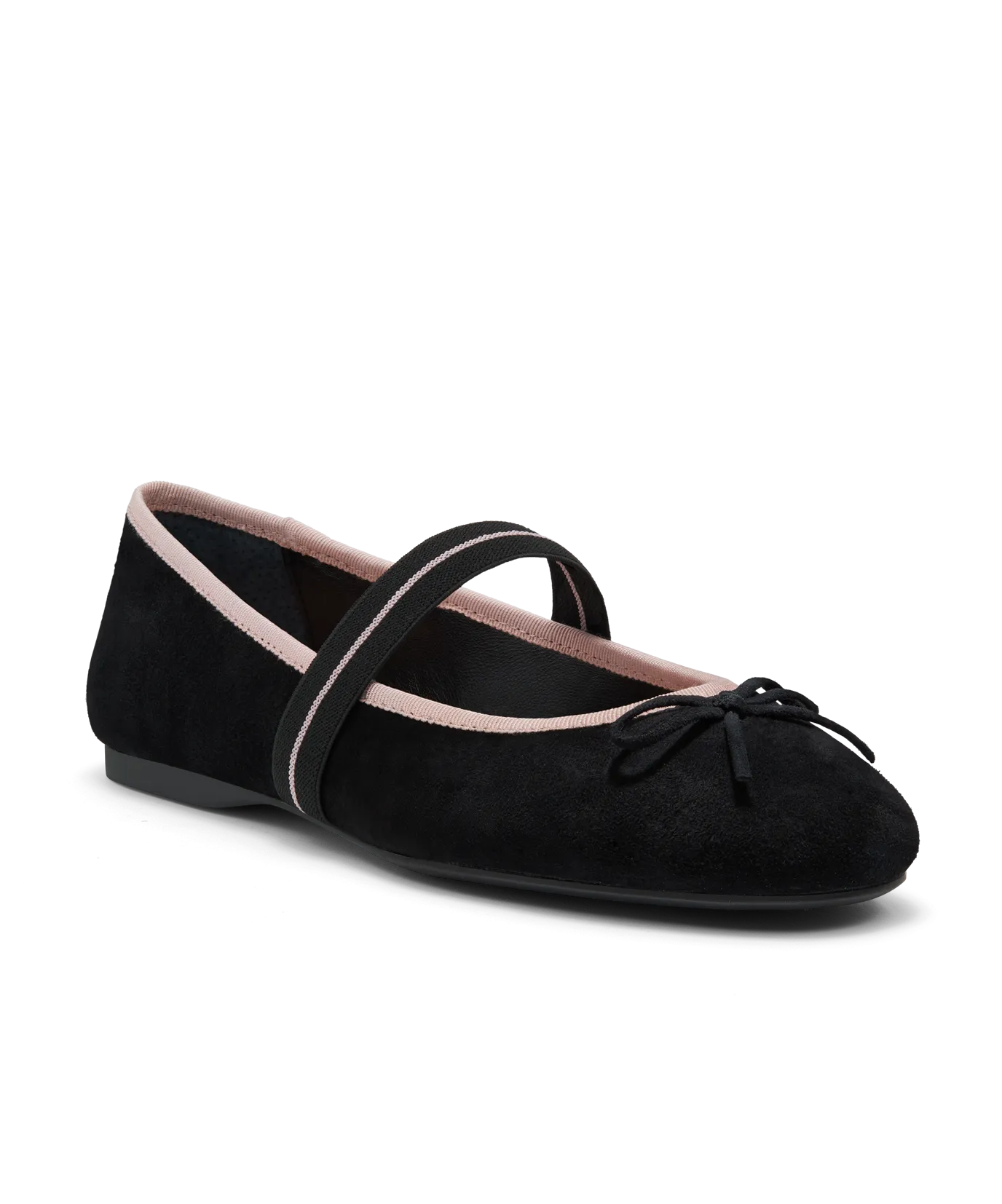 The Hummingbird Mary Jane - Black Suede Simple Care Easy Slip-ons