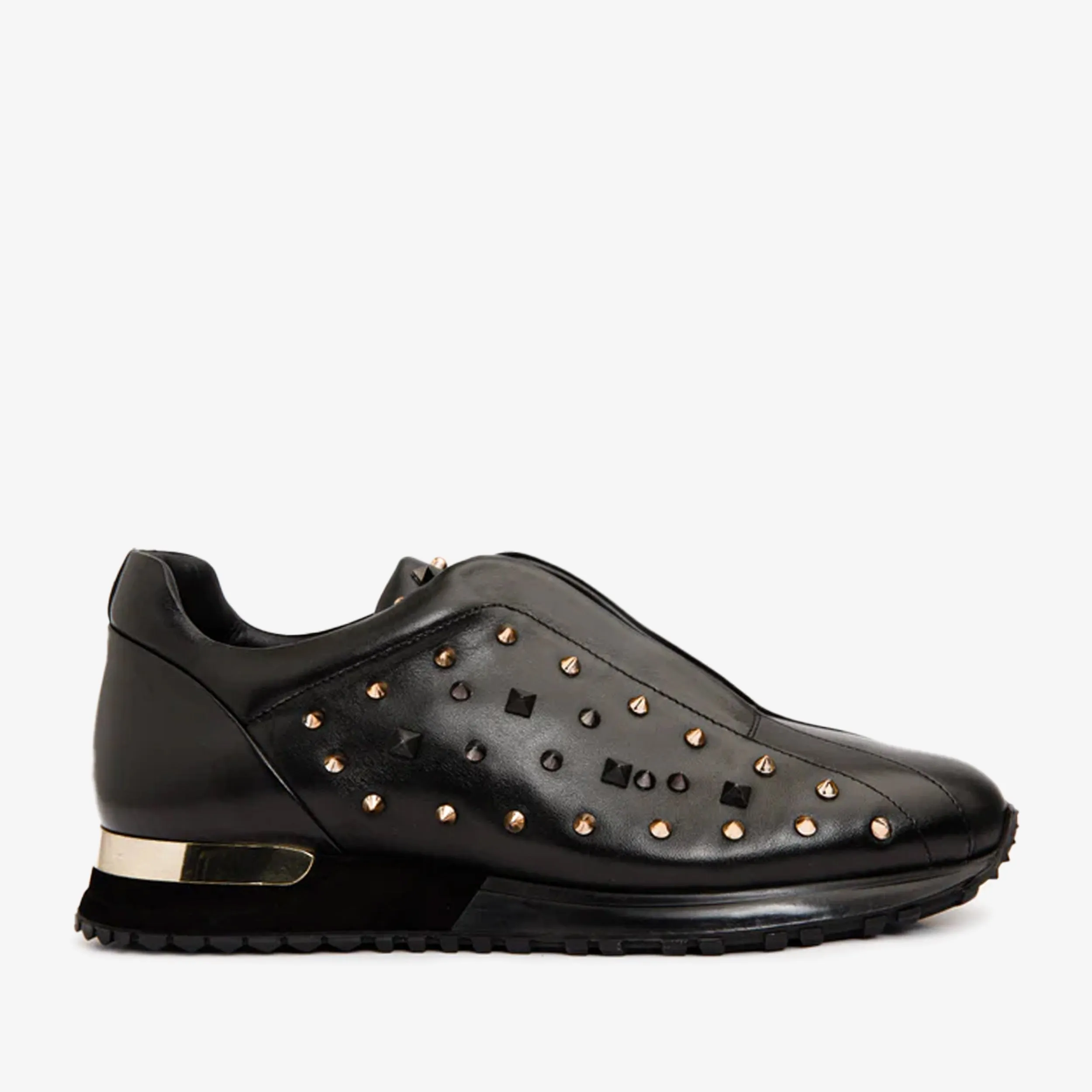 Busy Path Rain Guard The Infanta Black Spike Leather Men  Sneaker Limited Edition