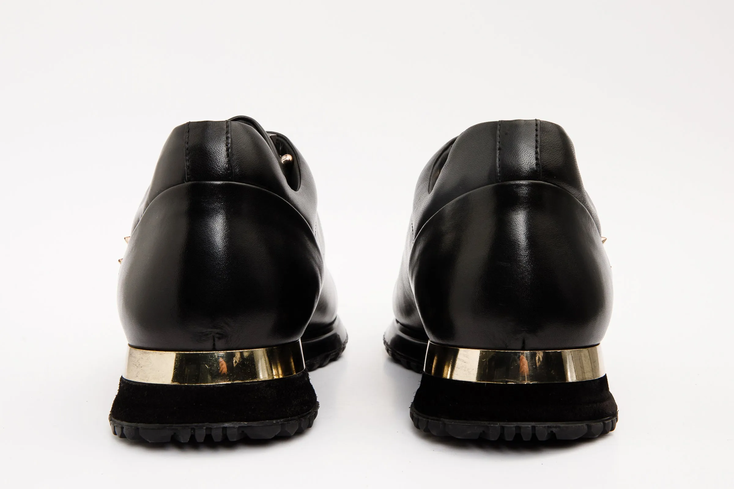 The Infanta Black Spike Leather Men  Sneaker Limited Edition Neutral