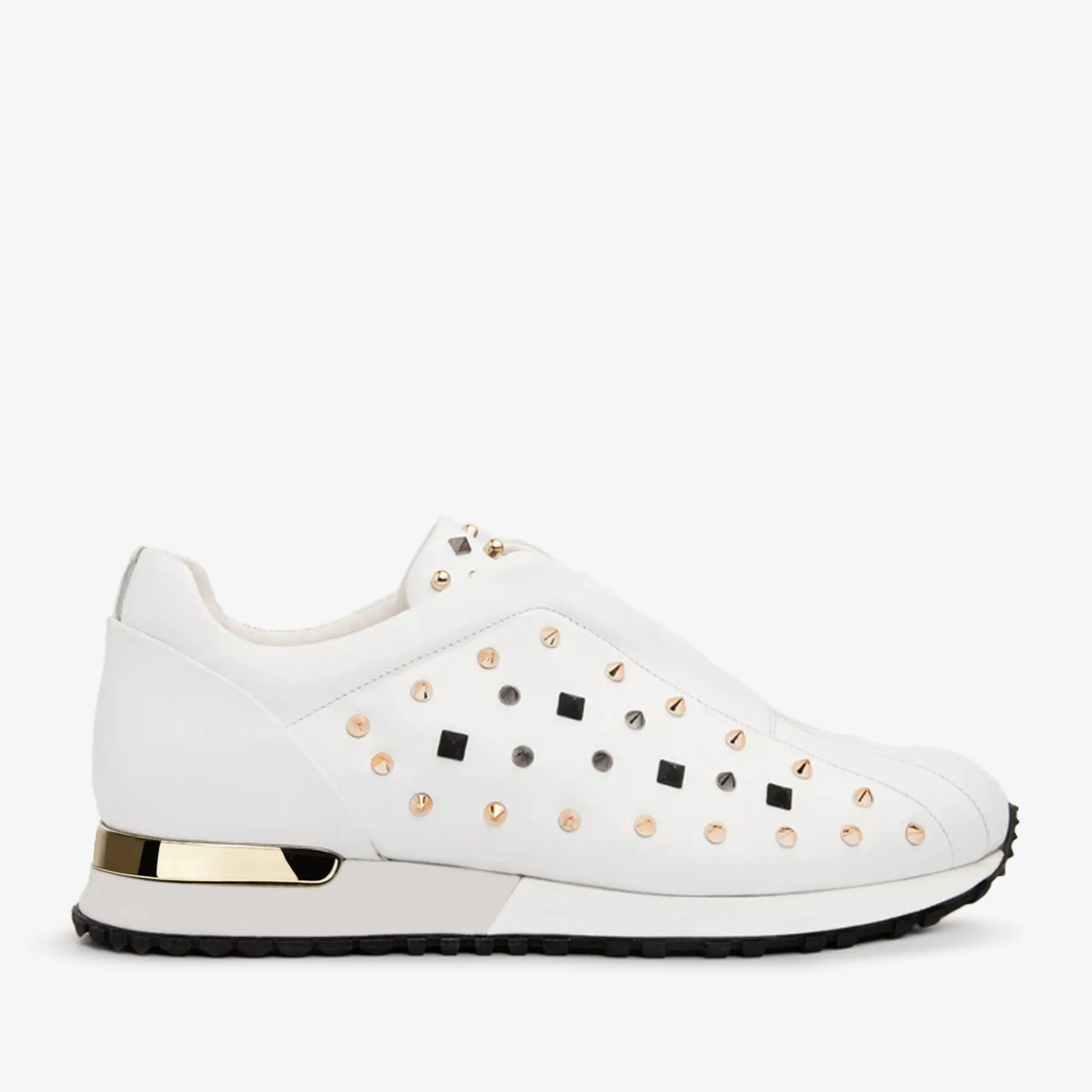 Long Move Night Glow The Infanta White Spike Leather Men Sneaker Limited Edition