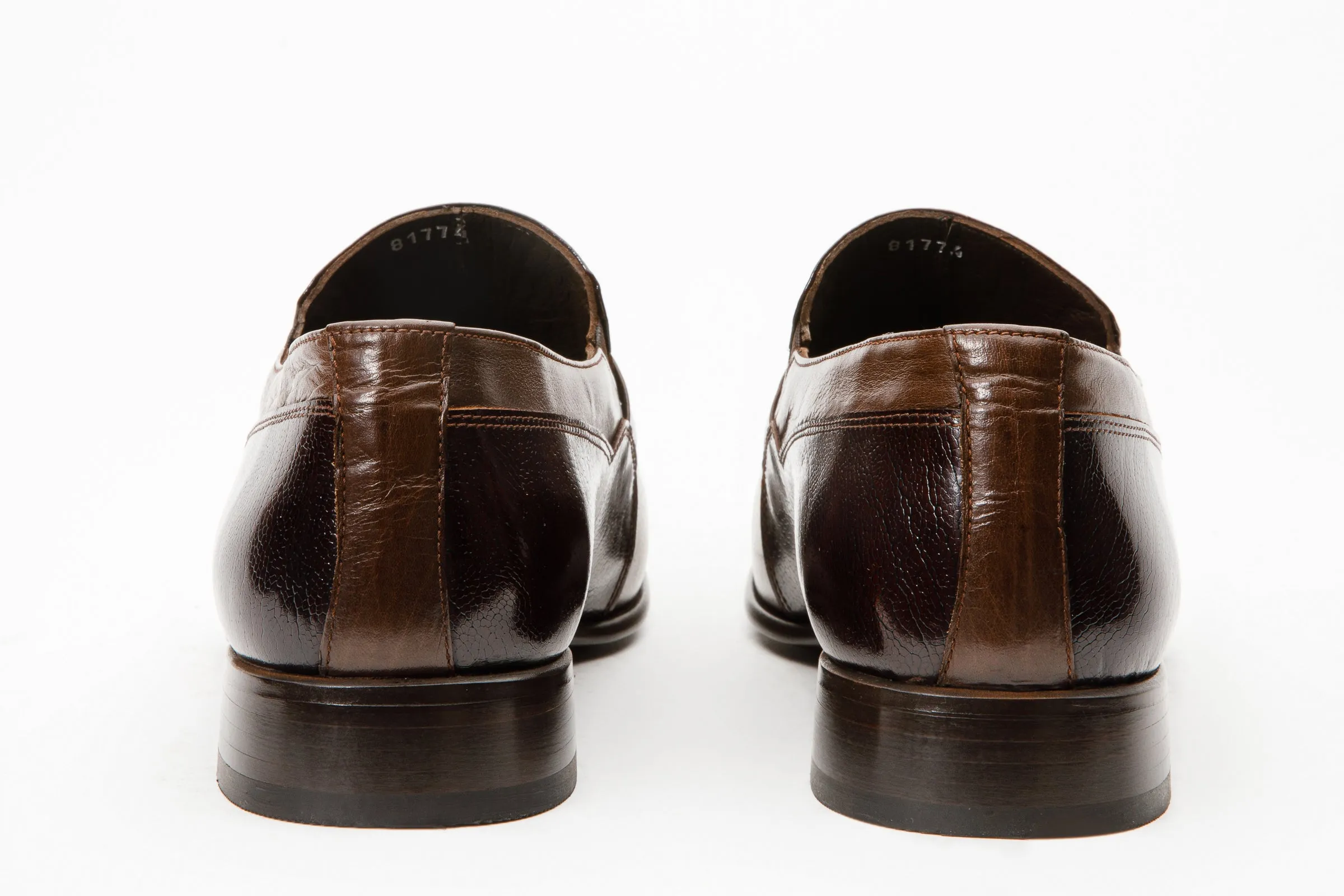 The Kazablanka Brown Leather Bit Loafer Men  Shoe Dance