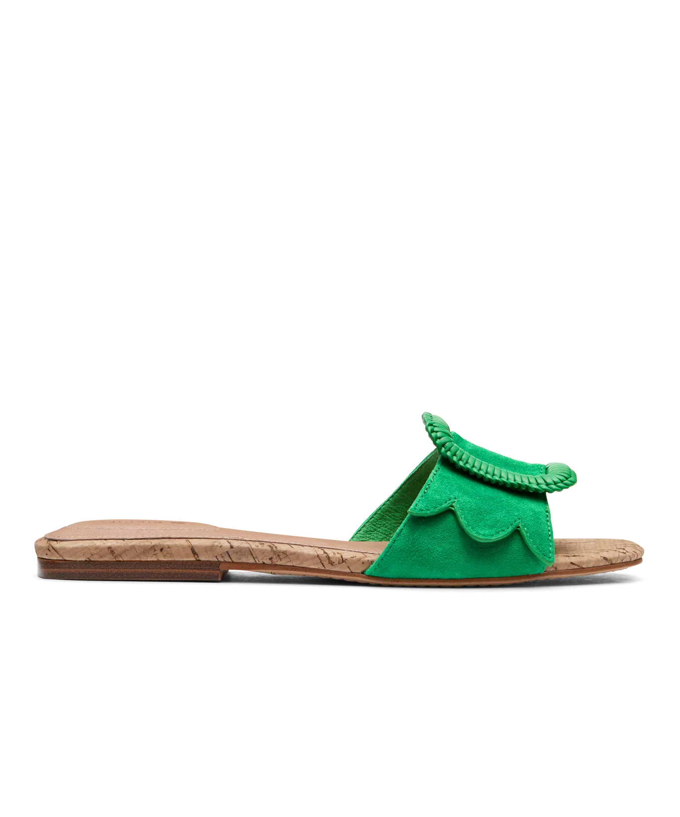 The Kiwi - Kelly Green Suede Light Mesh