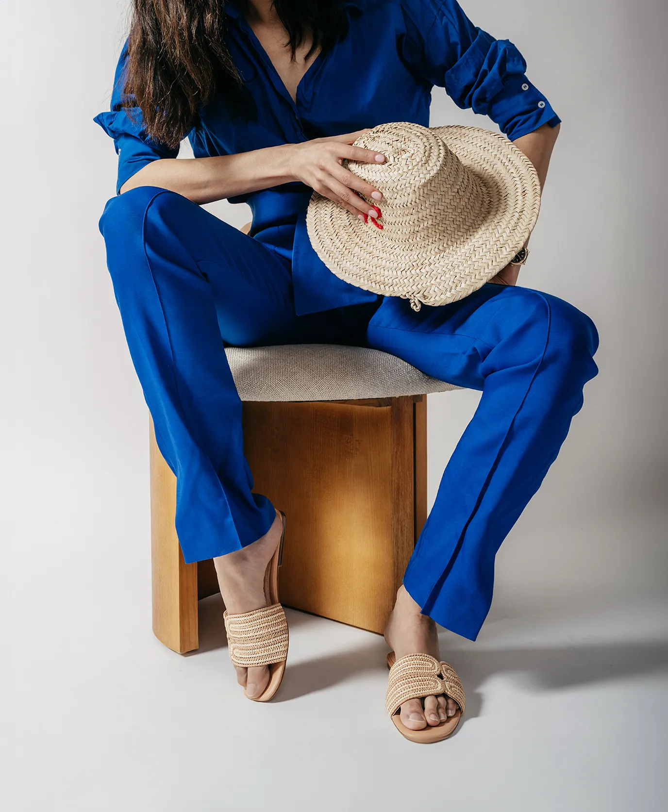 The Kiwi - Sand Raffia Foot Contouring