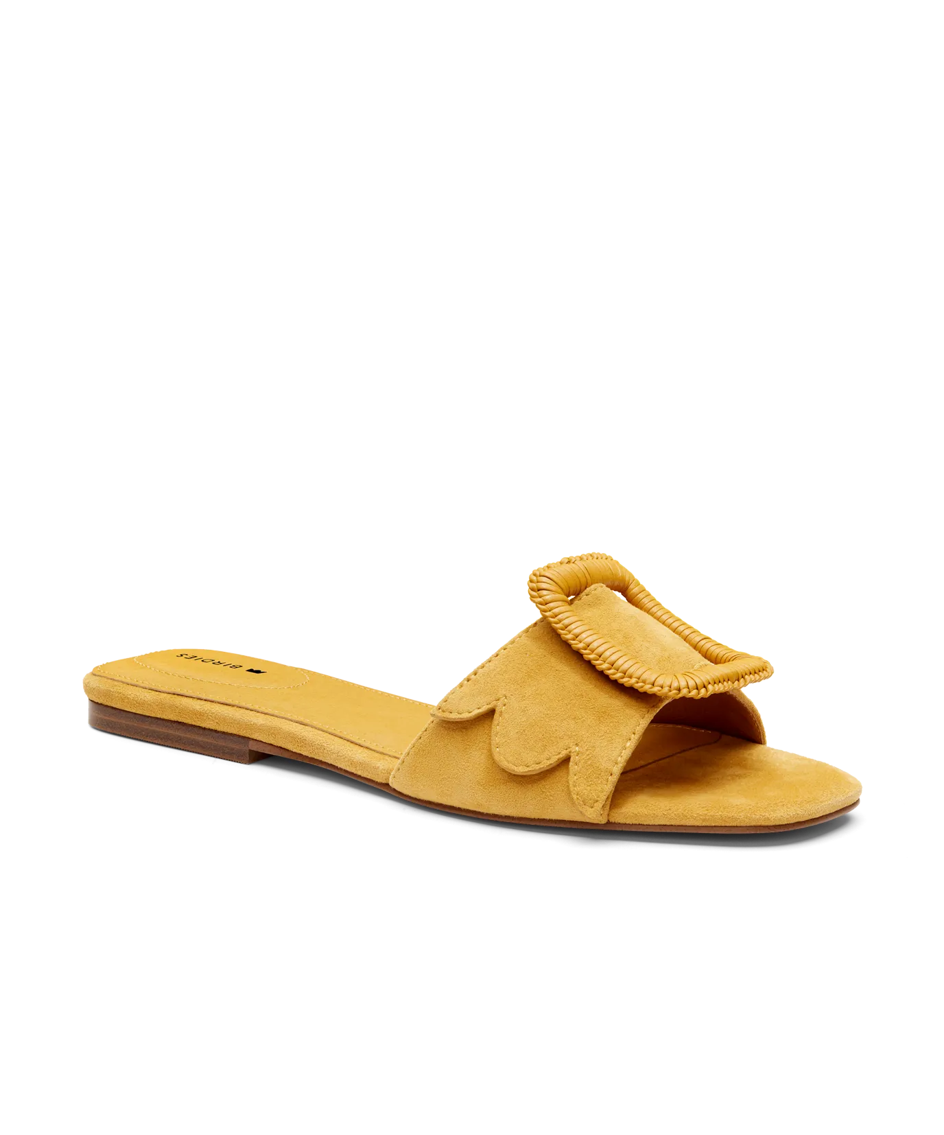 The Kiwi - Sunflower Suede poolside style