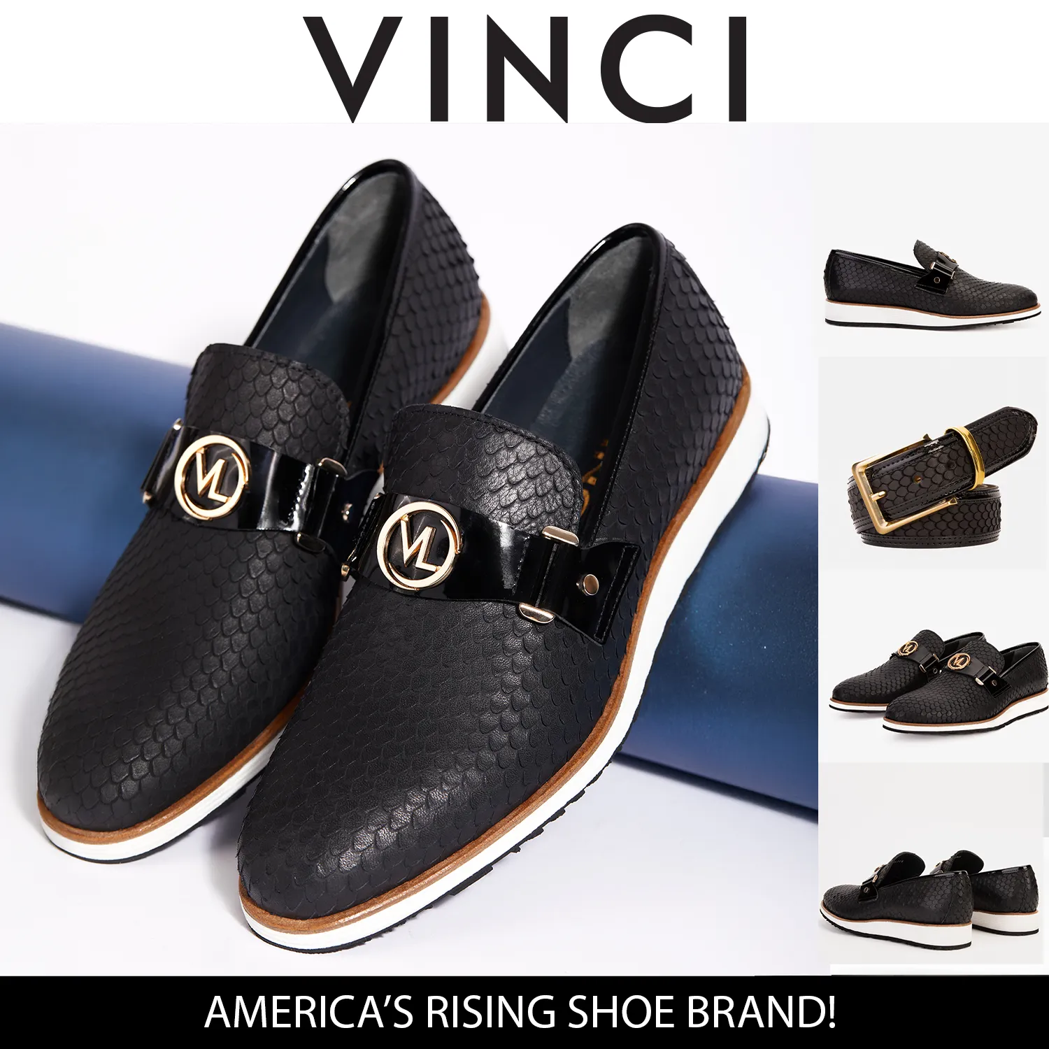 The Legacy Black Leather Men Casual Loafer Shoe Comfort-Wear