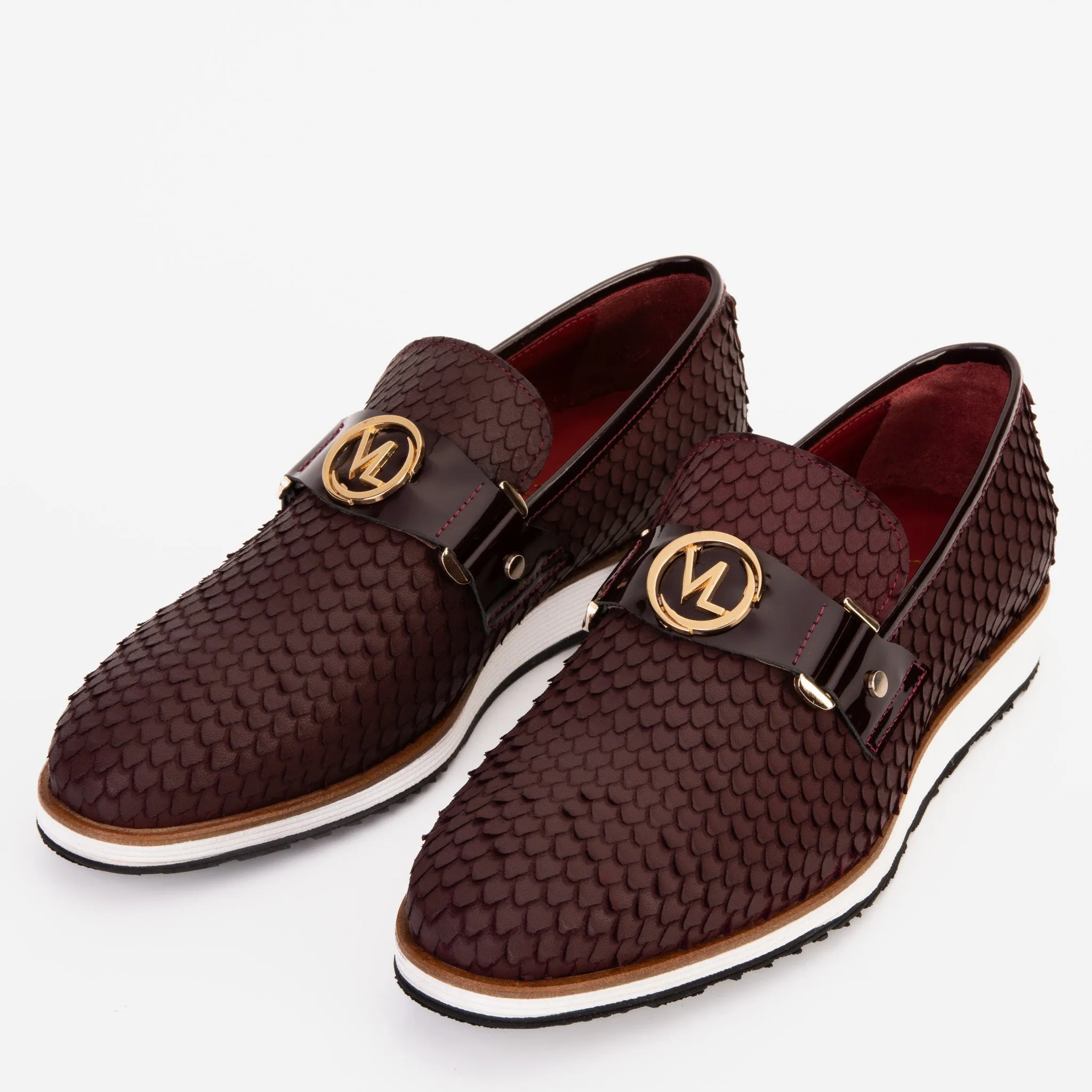 The Legacy Burgundy Leather Men Casual Loafer Shoe Speed-Core