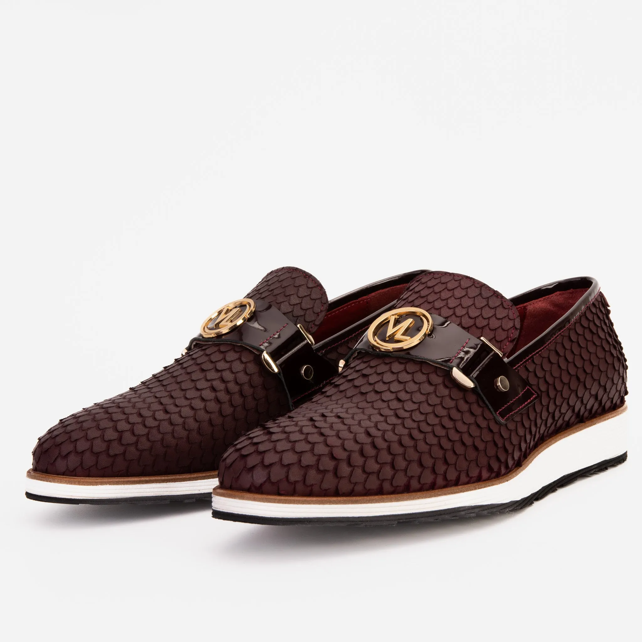The Legacy Burgundy Leather Men Casual Loafer Shoe Speed-Core