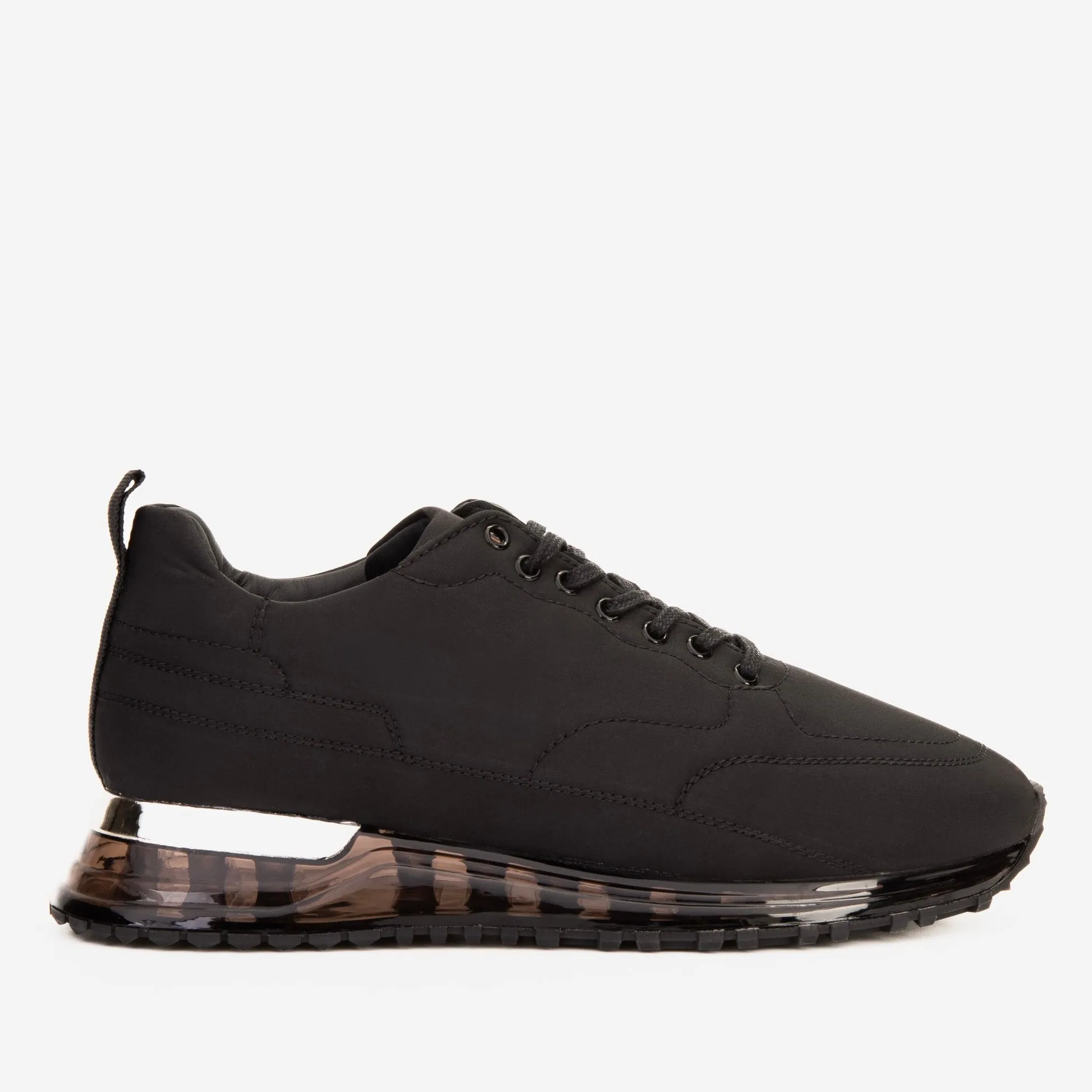 The Lexington Black Leather Men Sneaker Soft Tone