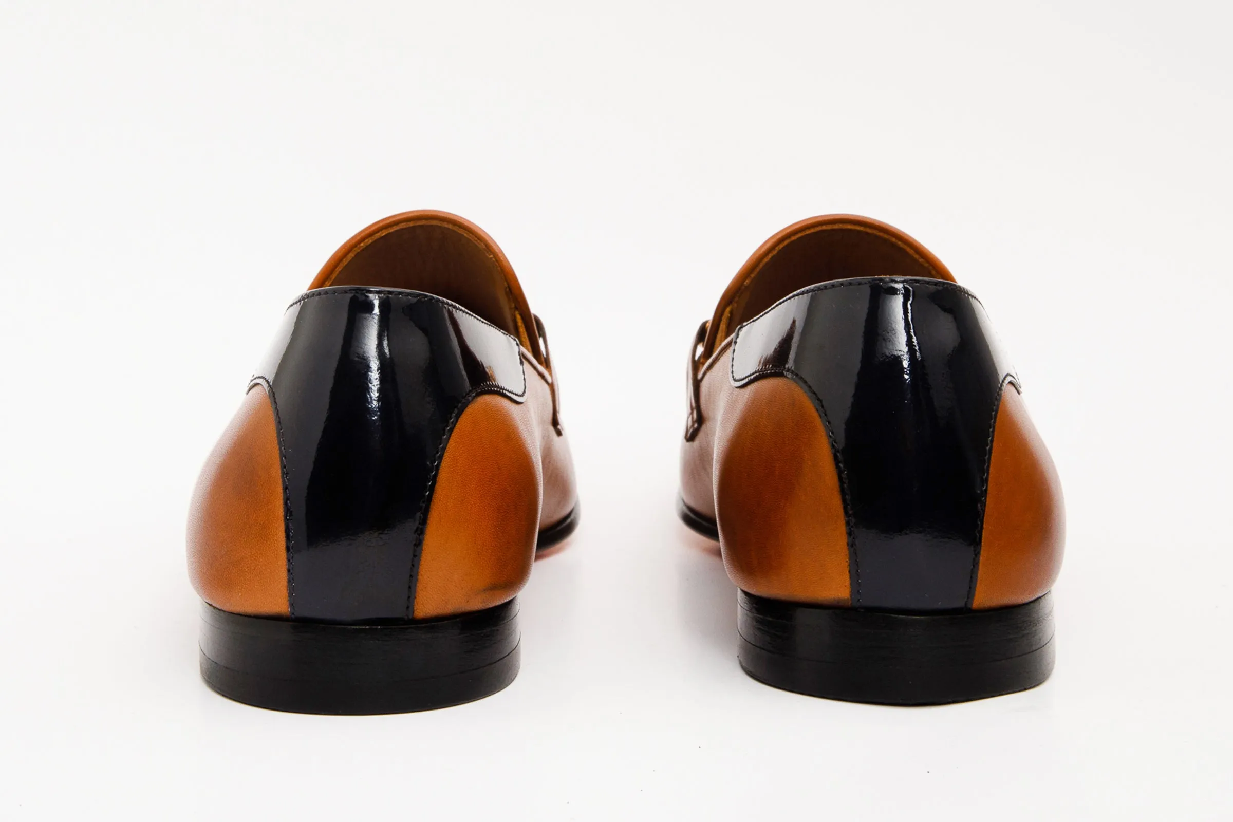 The Maratea Brown Leather shoe Bit Loafer Men Shoe Skin-safe