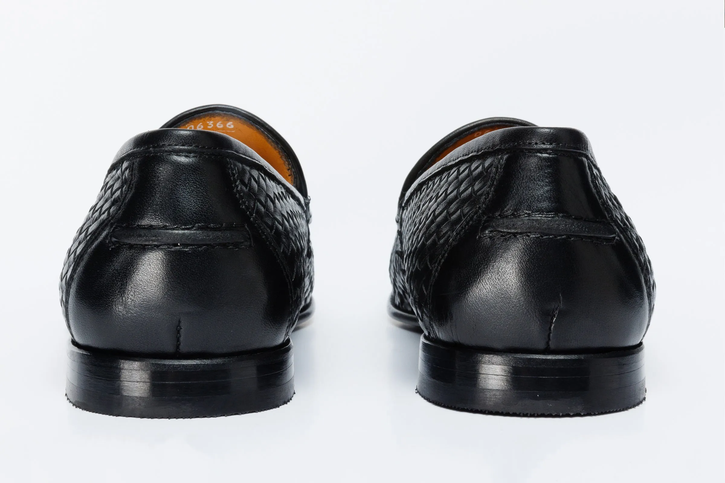 The Mclean Shoe Black Leather Woven Tassel Loafer Men  Shoe Agility-Boost