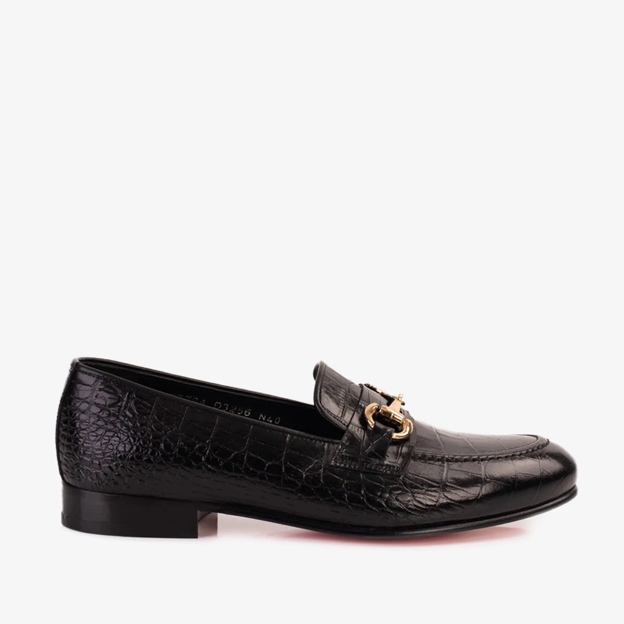 The Monaco Black Leather Men Shoe Bit Loafer Classic Chic