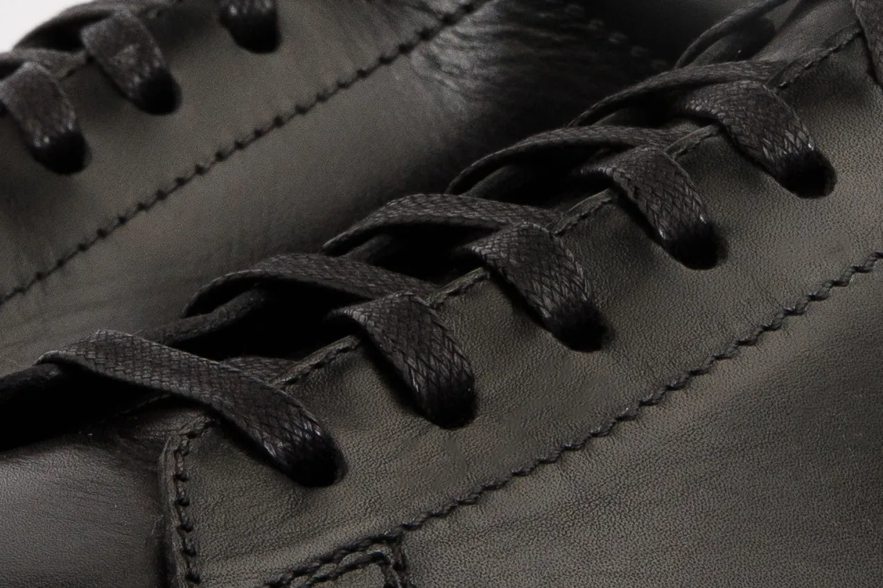 The Noble Black Leather Men Sneaker Low Top