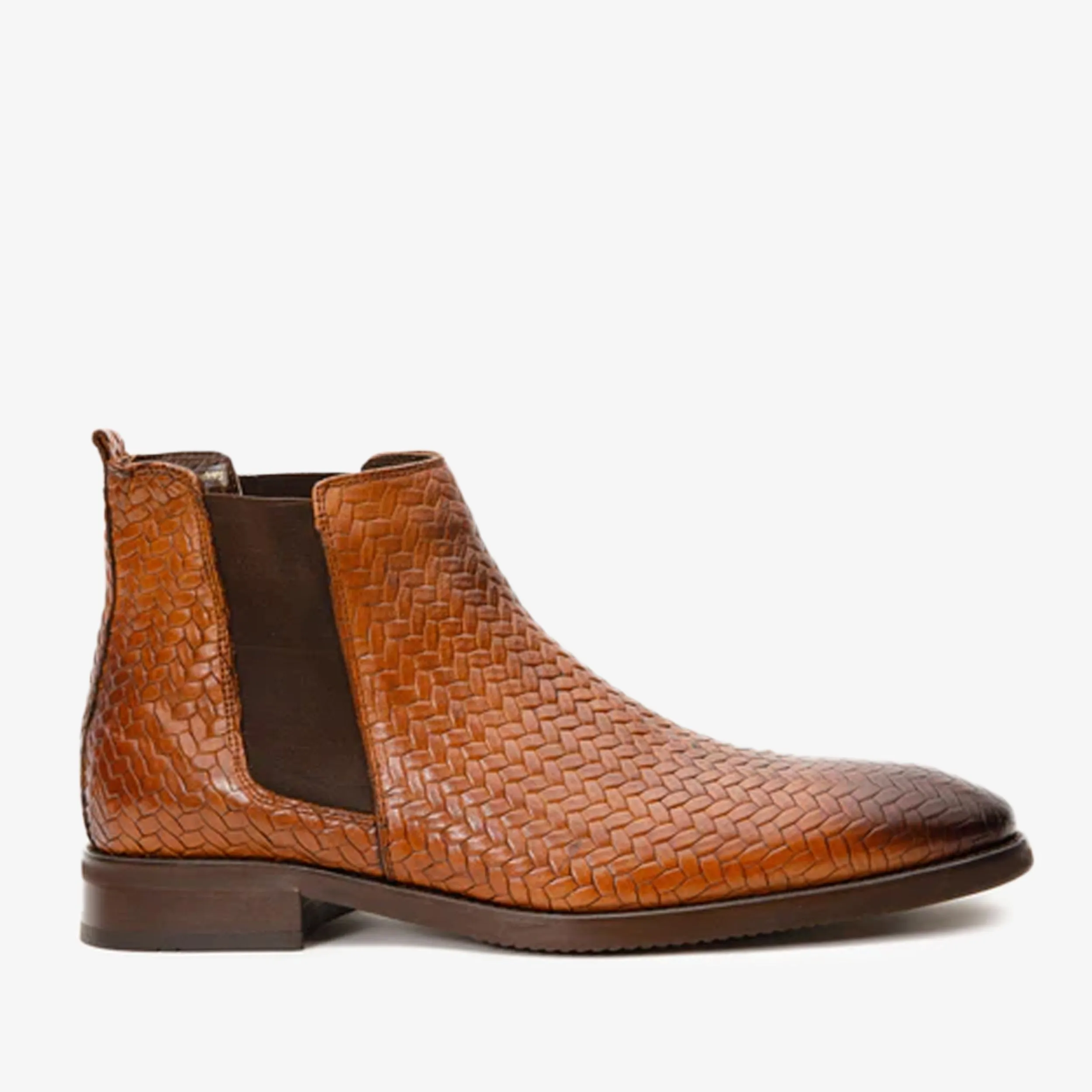 Deep Grip Modern The Oslo Tan Leather Chelsea Men Boot