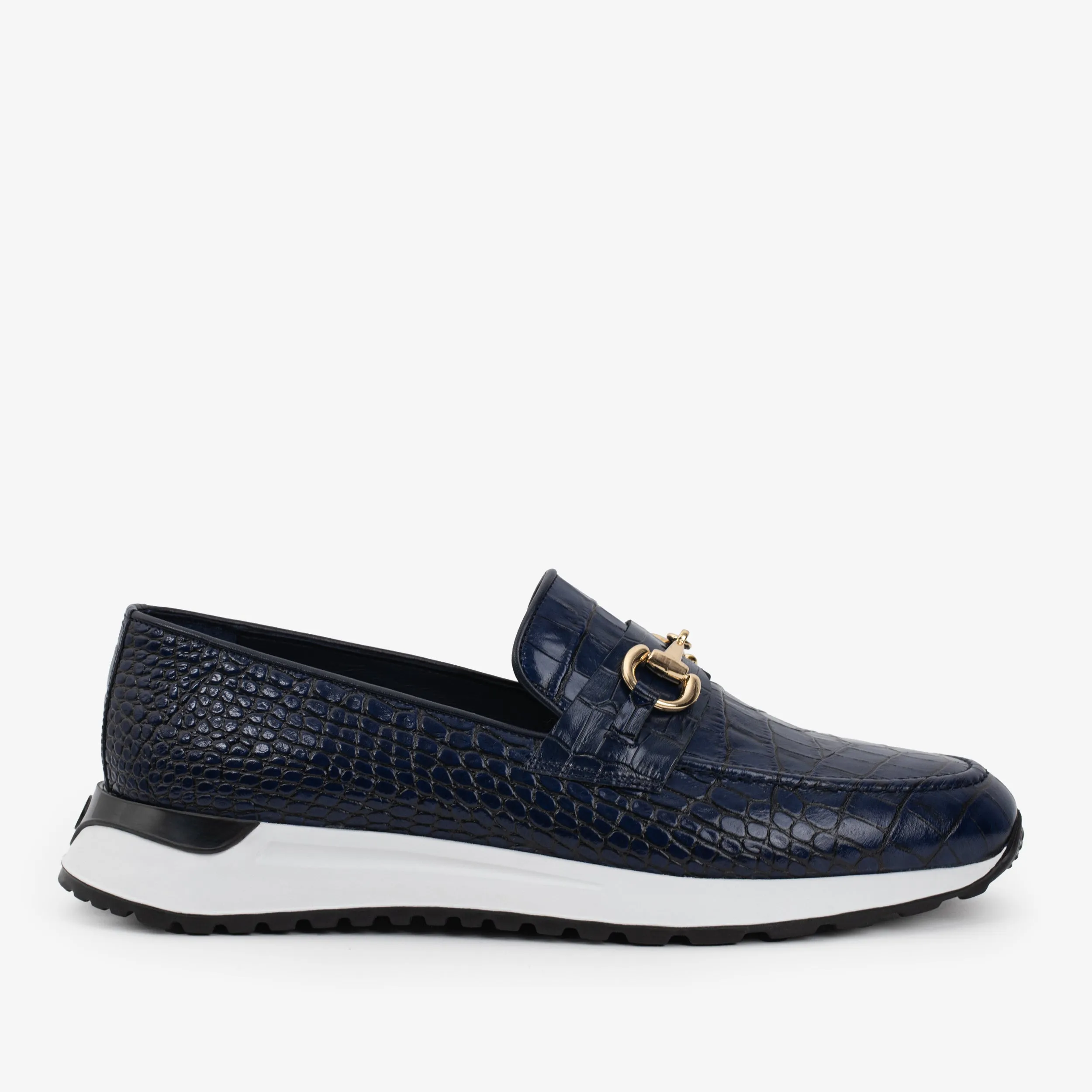 The Padova Navy Blue Leather Men Sneaker Ultra-soft feel