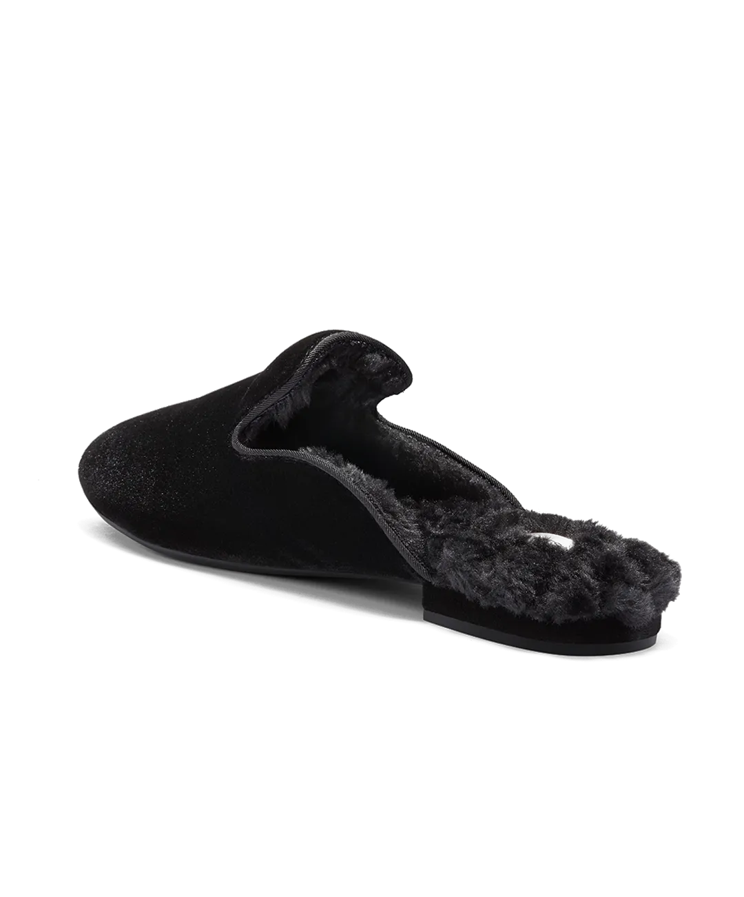 The Phoebe - Black Faux Fur Moisture wicking
