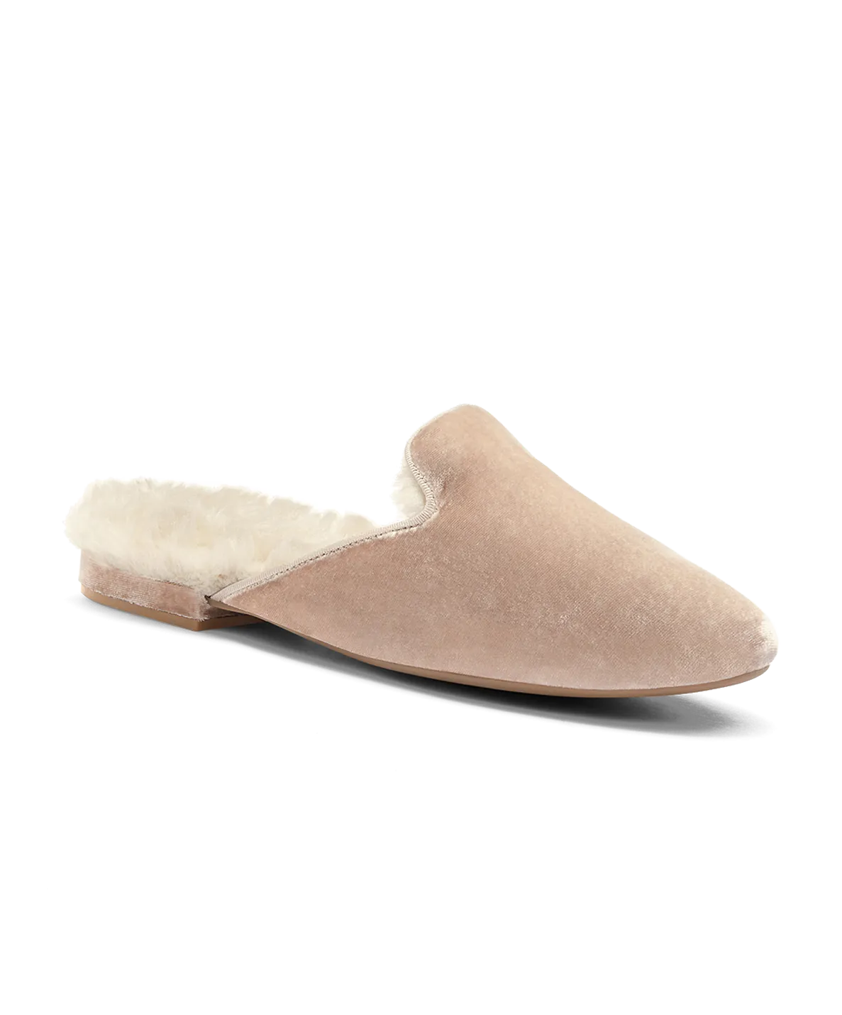 The Phoebe - Cream Faux Fur No-Slip Comfort