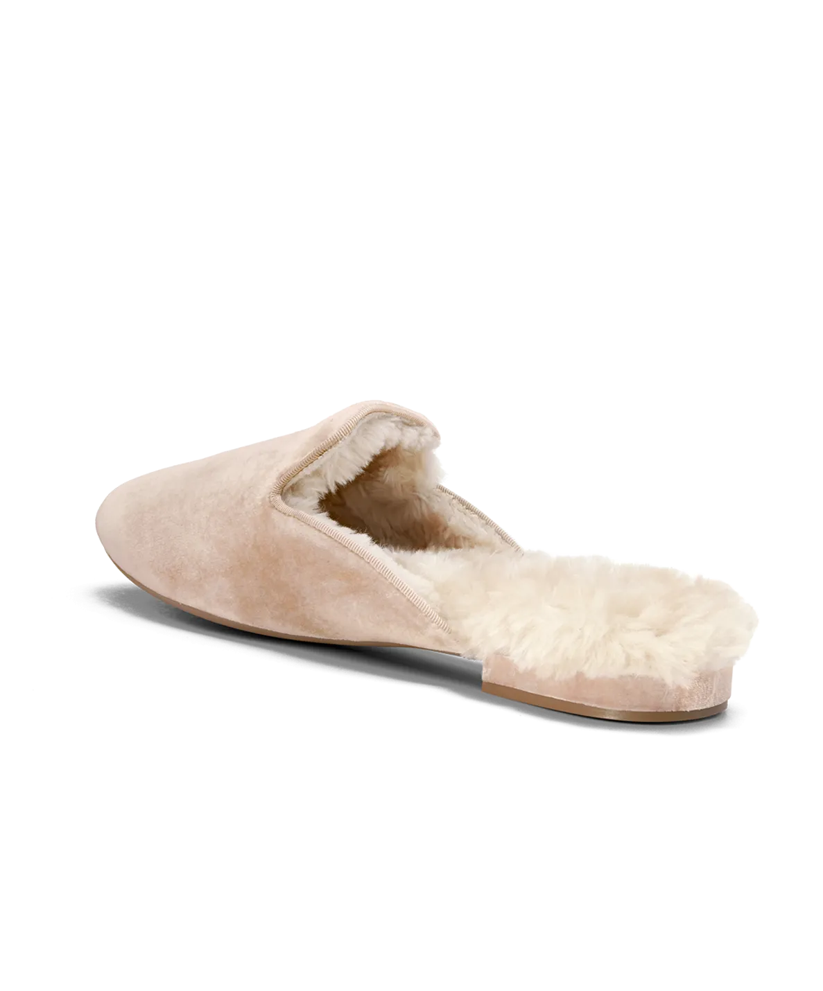 The Phoebe - Cream Faux Fur Cushioned Upper