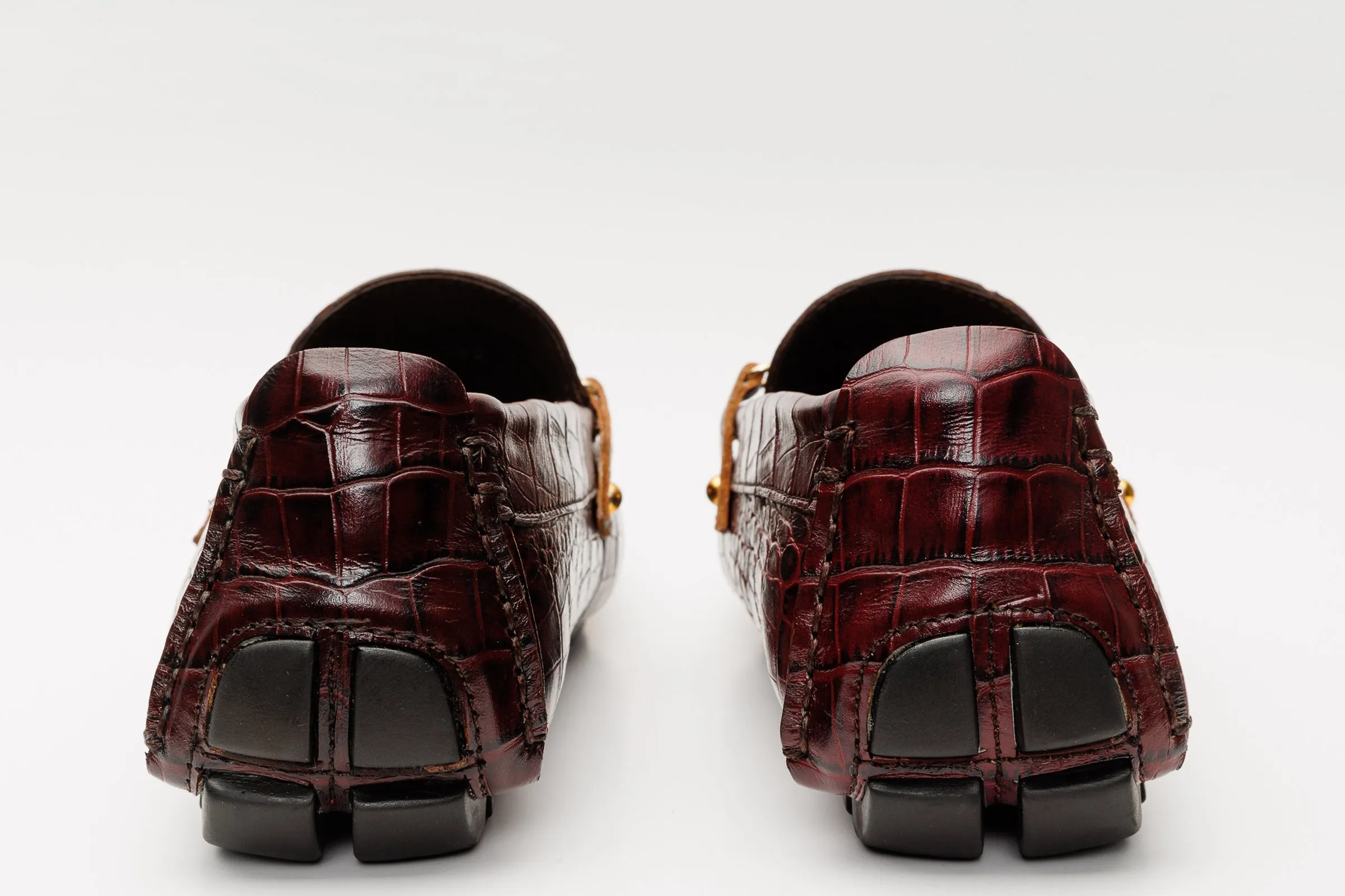 The Pisa Burgundy Leather Bit Drive Loafer Men Shoe Boosted performance