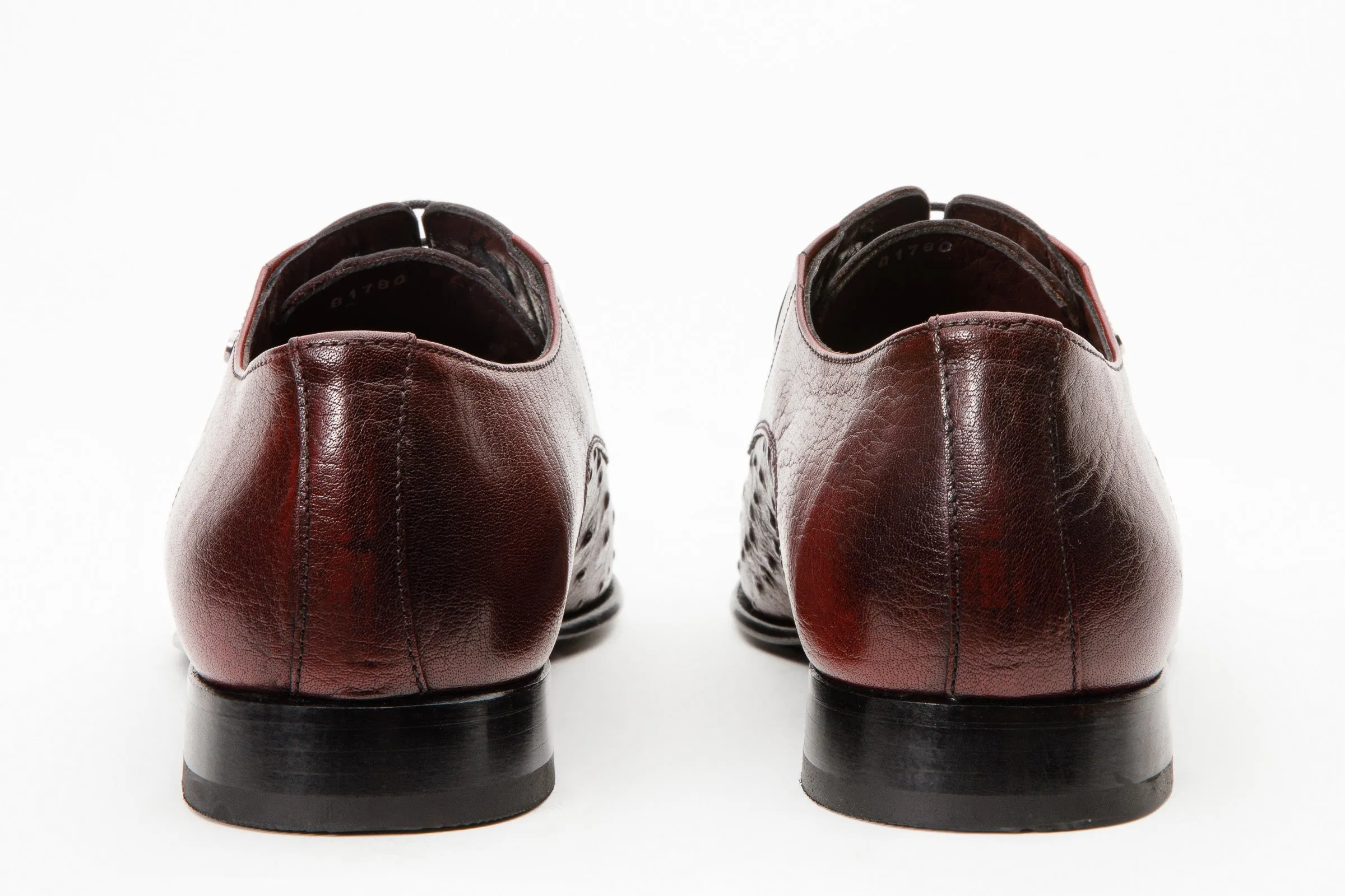 The Porto Alegre Burgundy Leather Derby Men Shoe Soft Lining