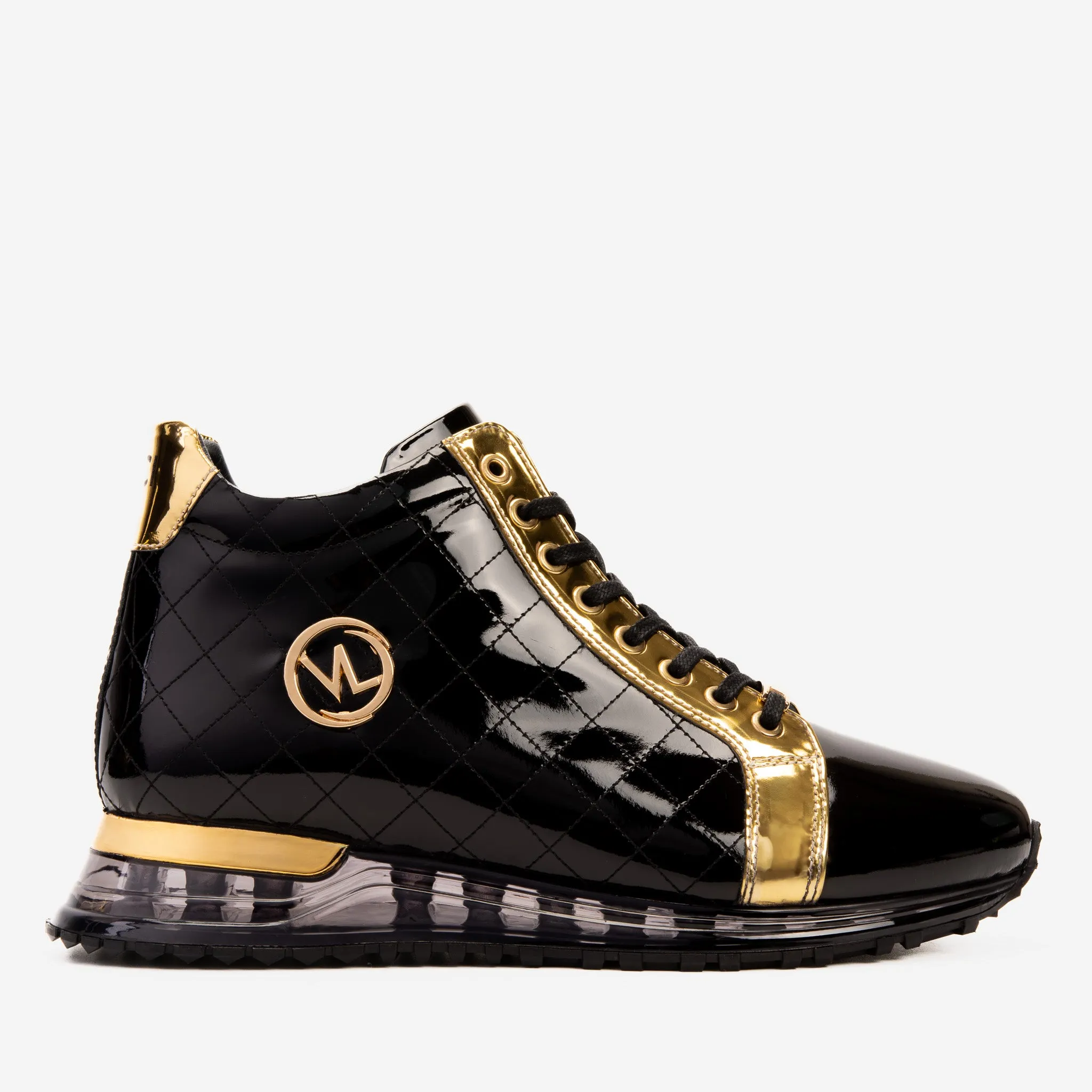 The Prestige Black & Gold  Limited Edition  High-Top Men Sneaker Dry Fast