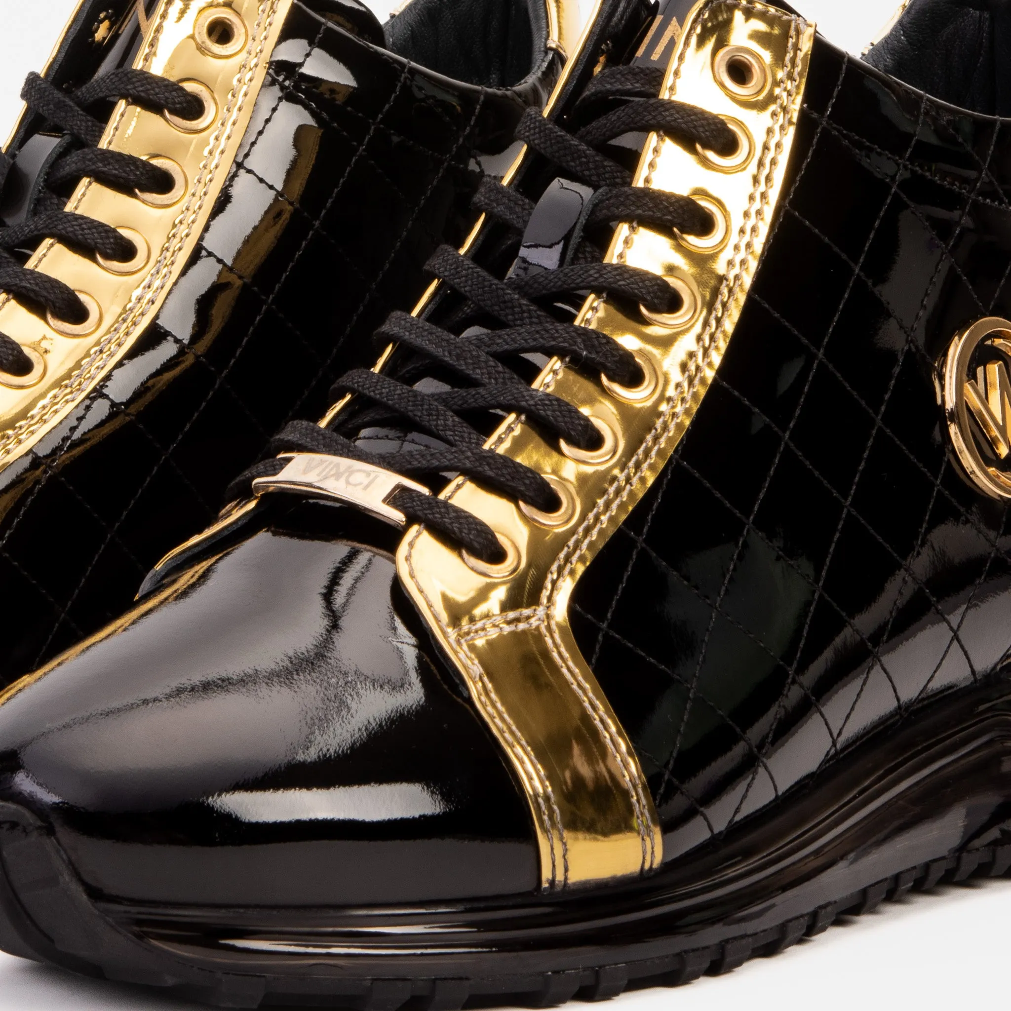 The Prestige Black & Gold  Limited Edition  High-Top Men Sneaker Firm-Core