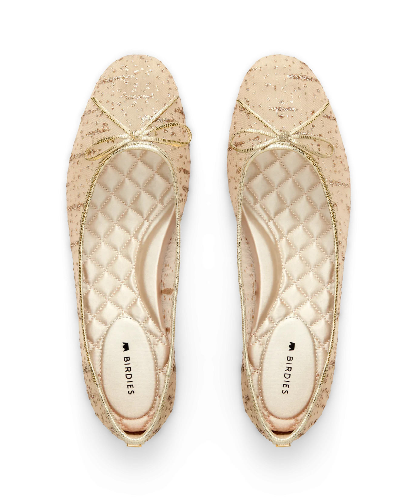 The Songbird - Gold Mesh Sparkle Travel Motion