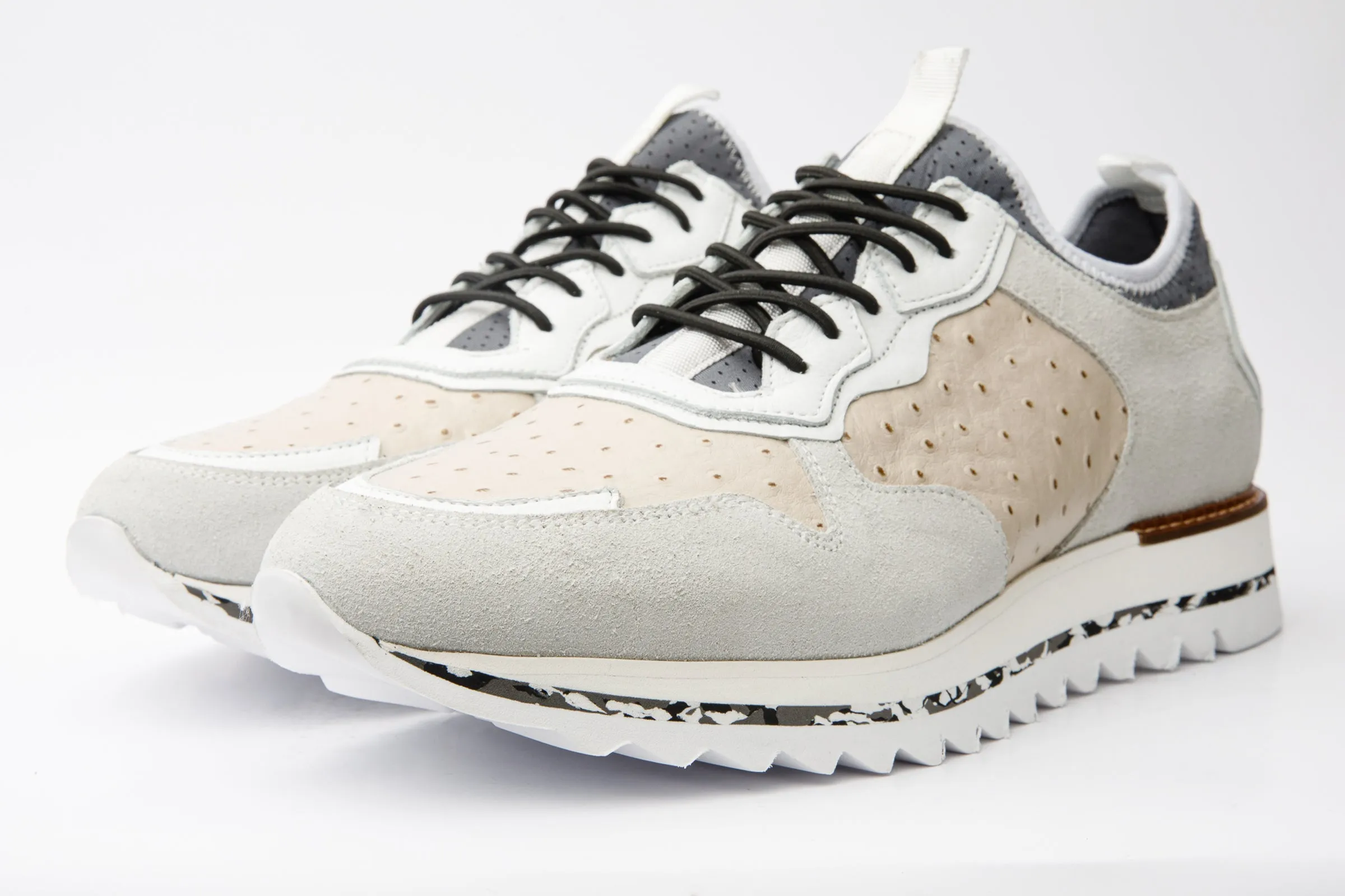 The Sopez White Leather Men Sneaker Anti-microbial