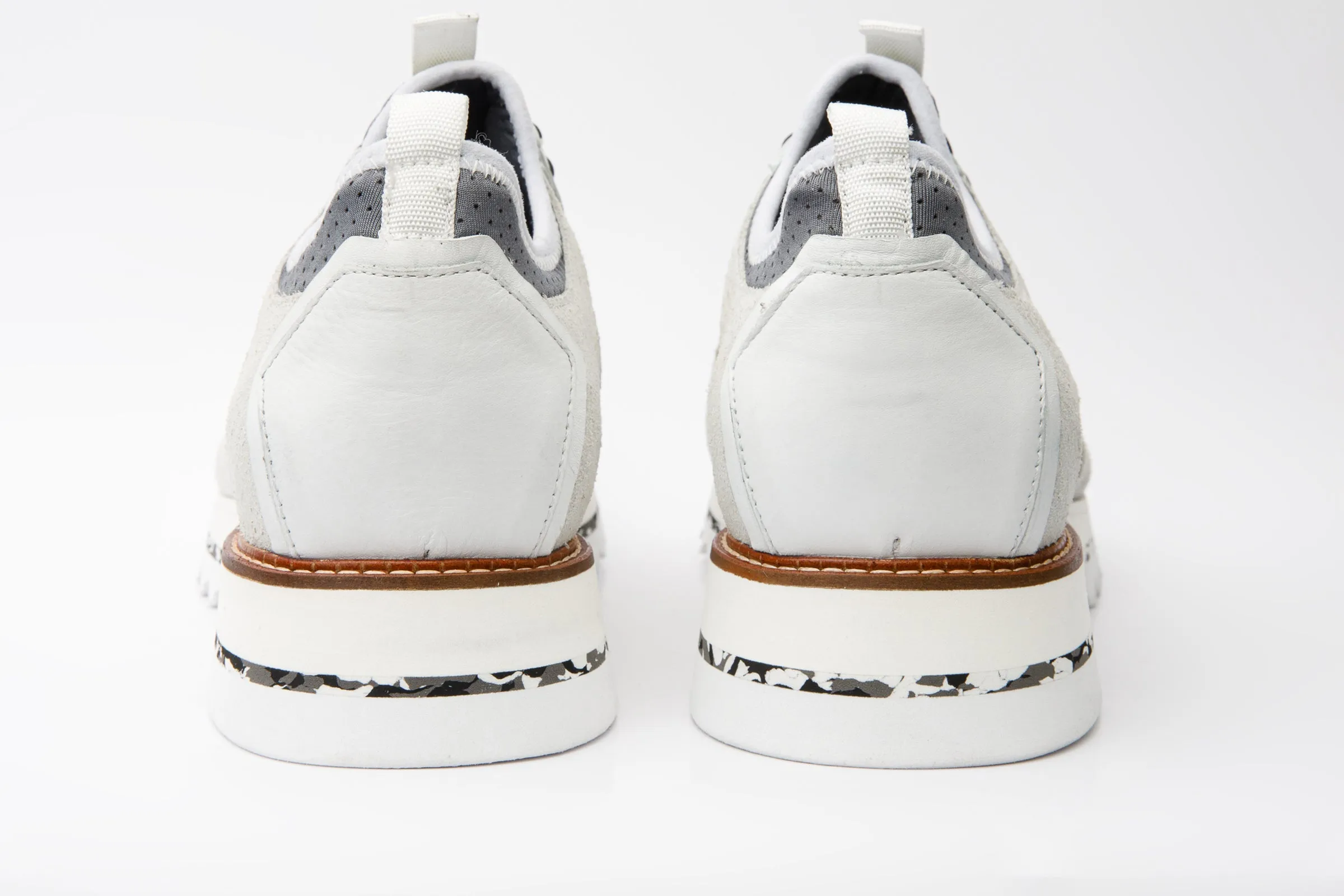 The Sopez White Leather Men Sneaker Anti-microbial