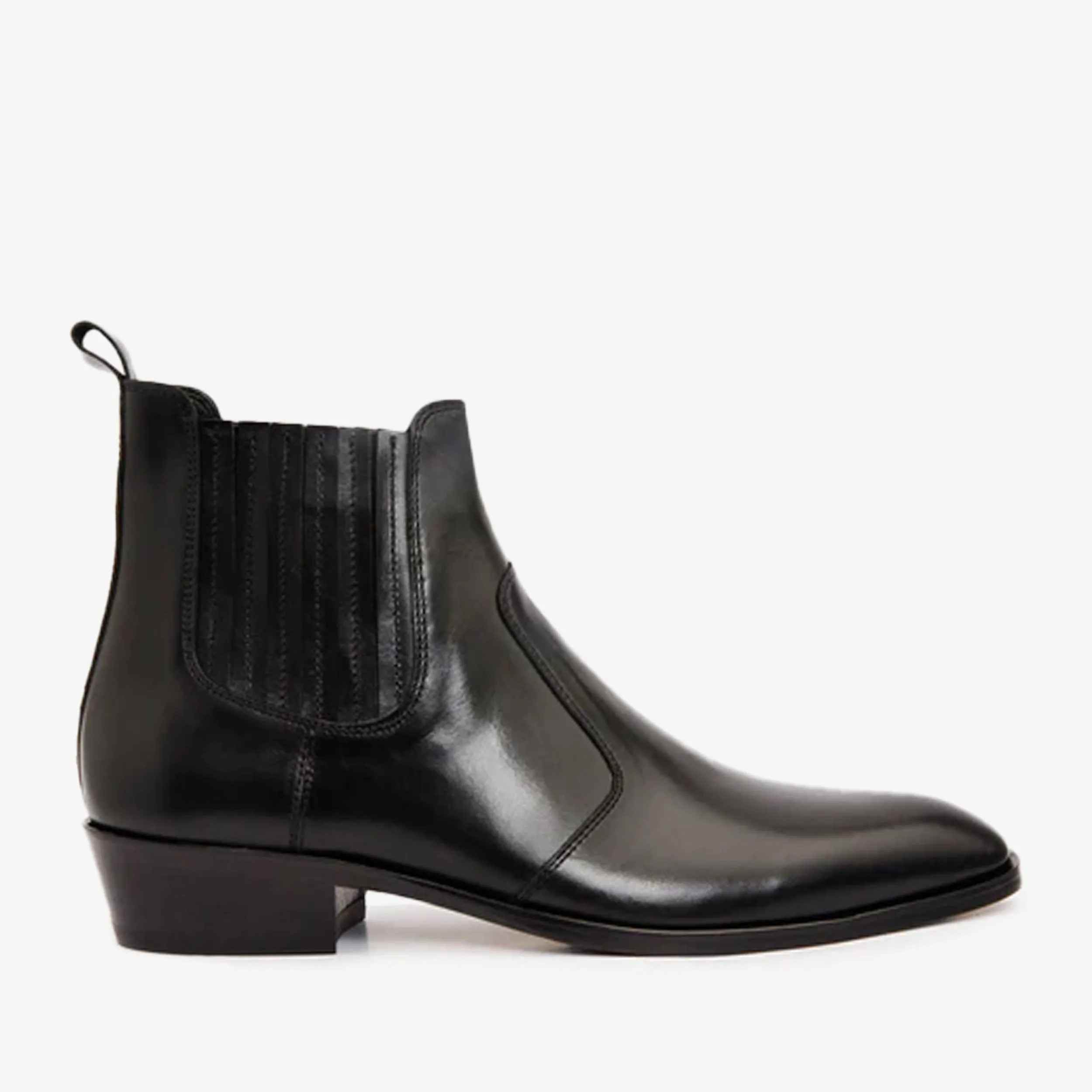 Garden Walk Kind Glow The Sorhag Black Leather Dress Men Boot