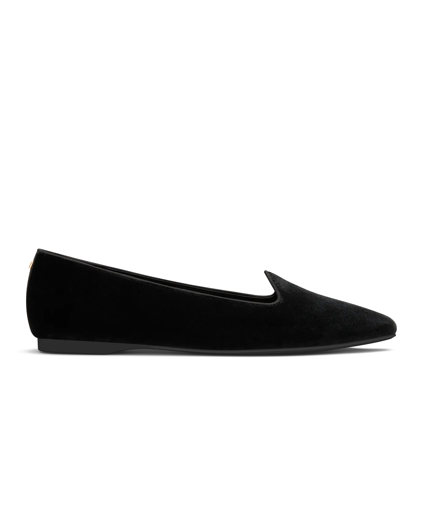 The Sparrow - Black Velvet Foot-Friendly Fit