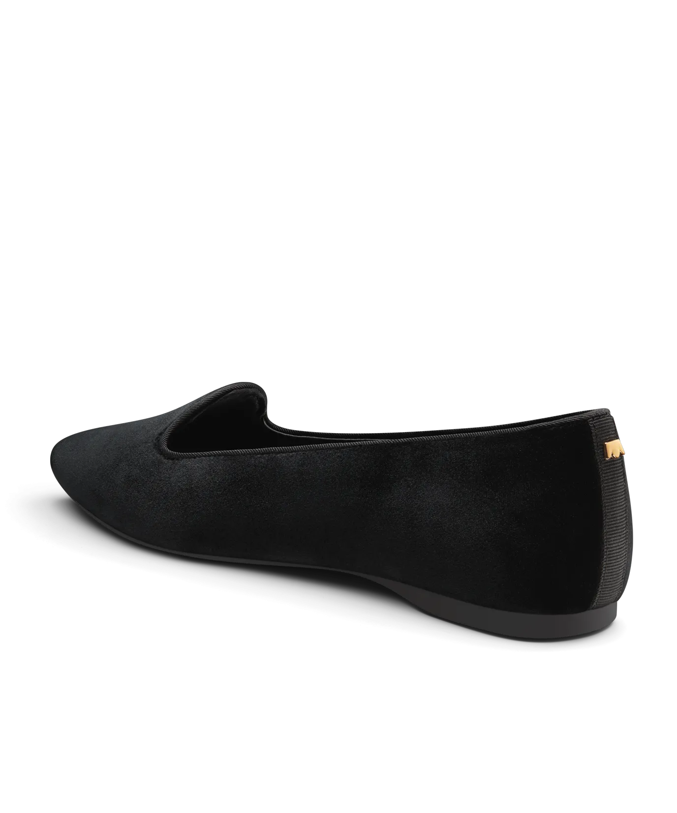 The Sparrow - Black Velvet Foot-Friendly Fit