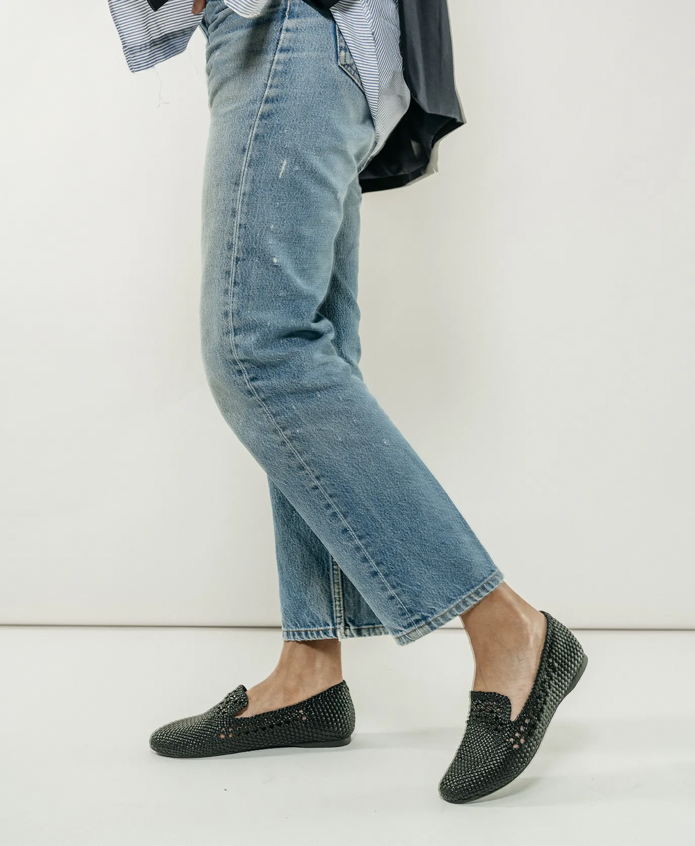 The Starling - Black Woven Minimal Edge Step