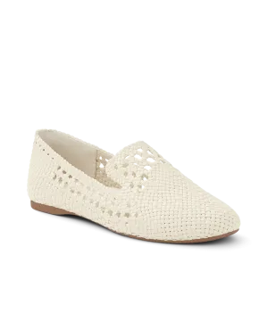 The Starling - Ecru Woven Soft Guard Classic Office Footwear