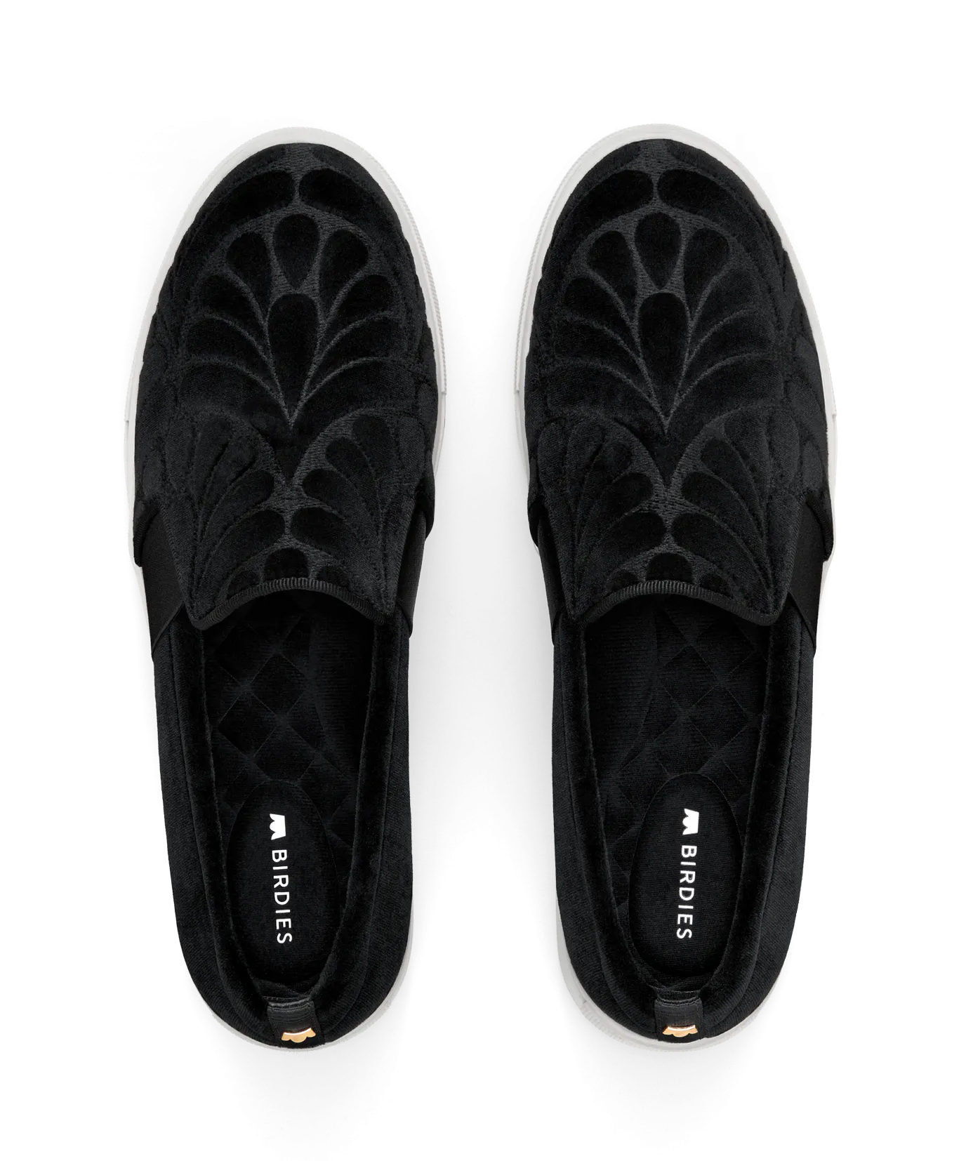 The Swift - Black Velvet Embroidery Everyday Edge Flex