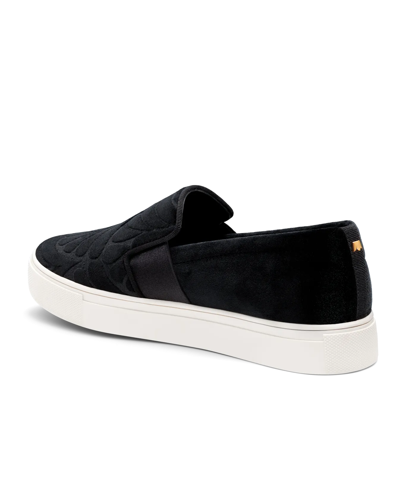The Swift - Black Velvet Embroidery Everyday Edge Flex