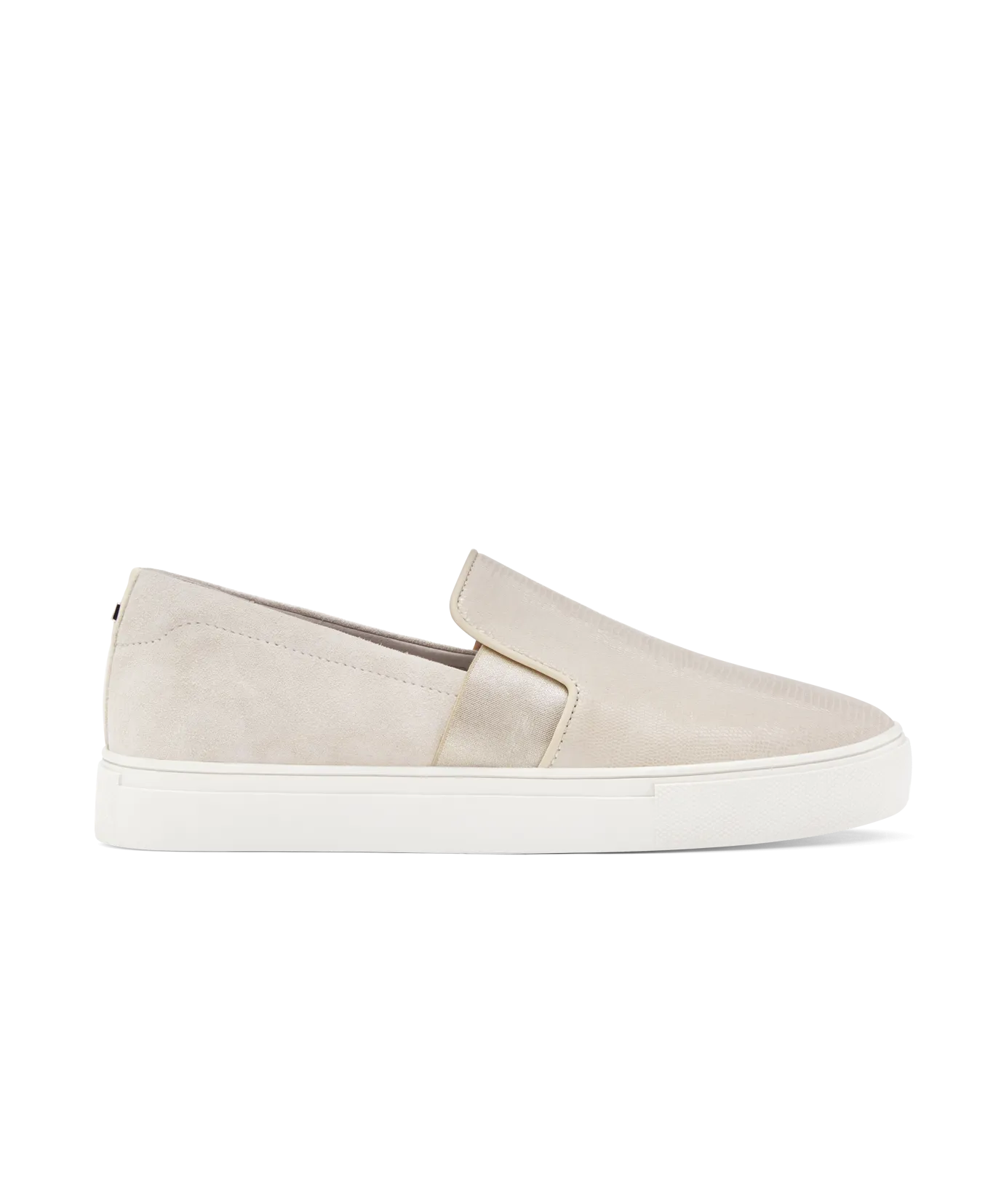 The Swift - Bone Embossed Leather Casual Look