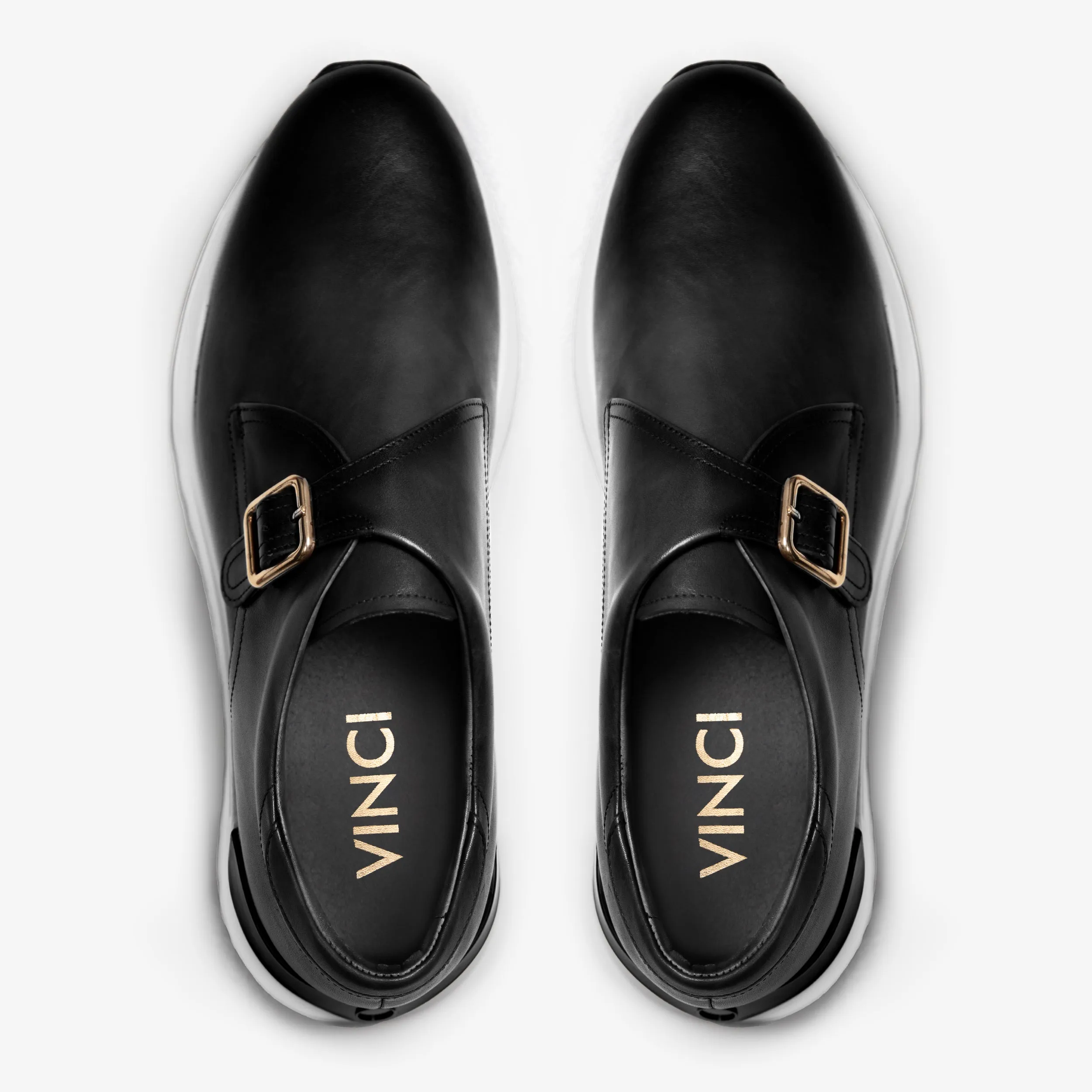 The Torino Black Leather Men Sneaker Lace-up