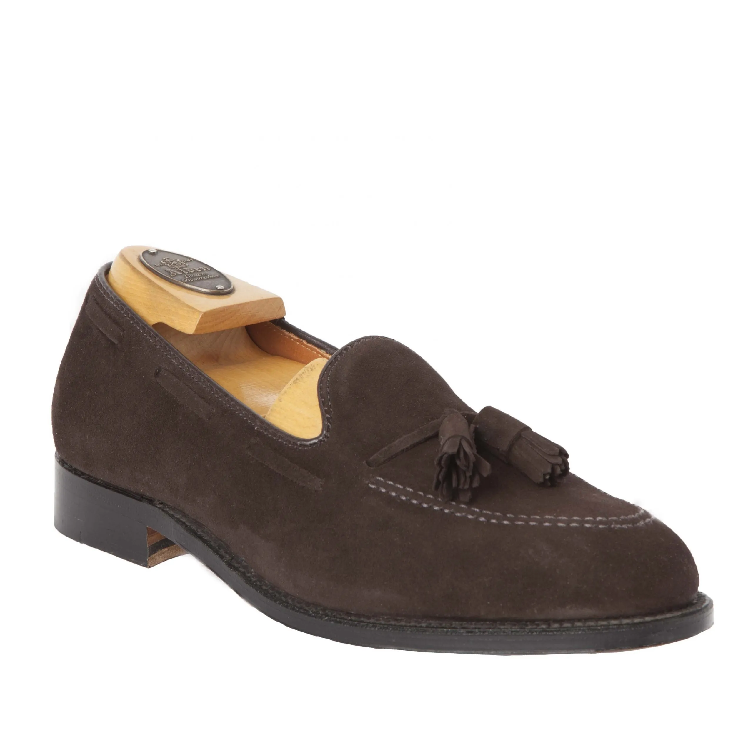 Timeless Look 666 - Tassel Loafer in Brown Suede