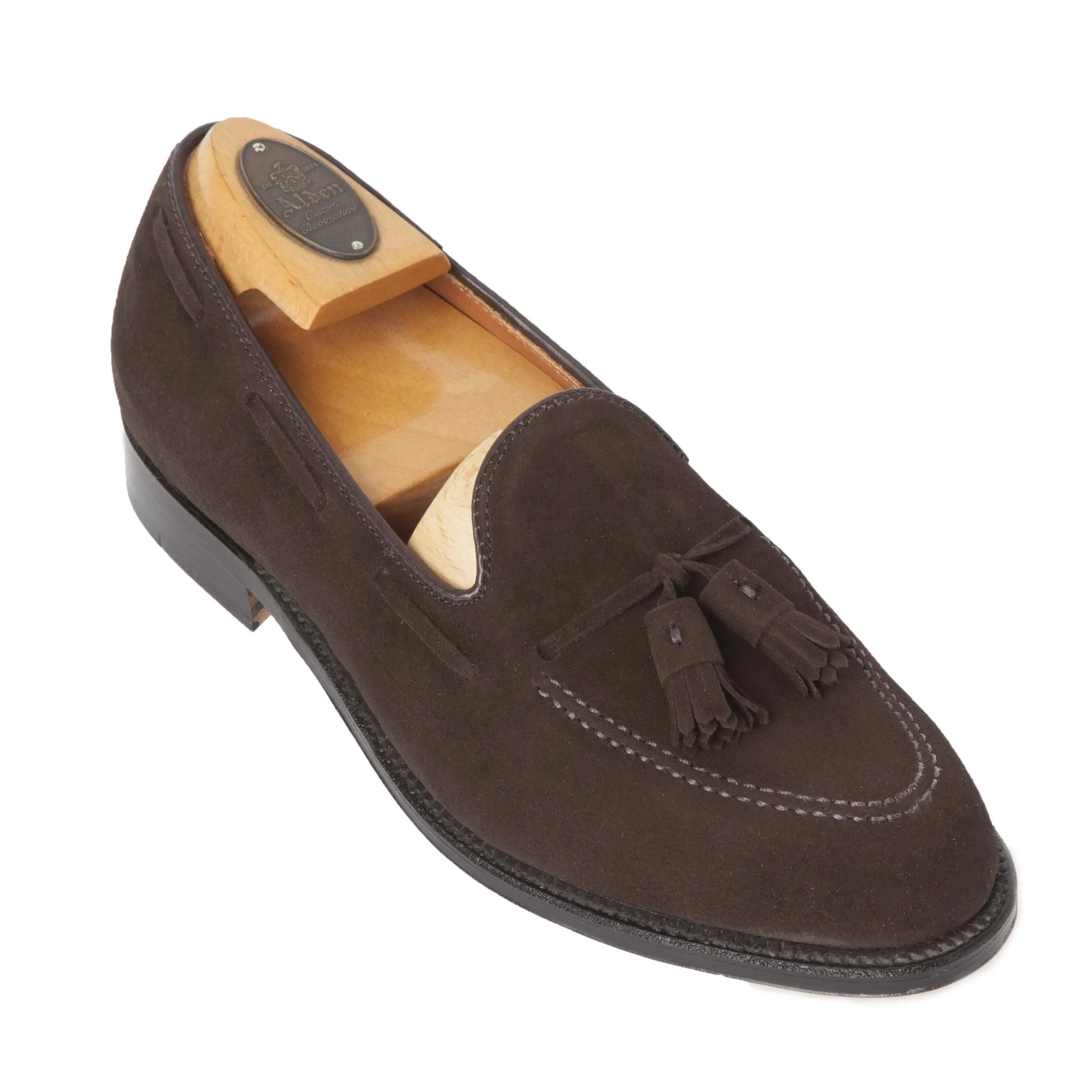 Timeless Look 666 - Tassel Loafer in Brown Suede