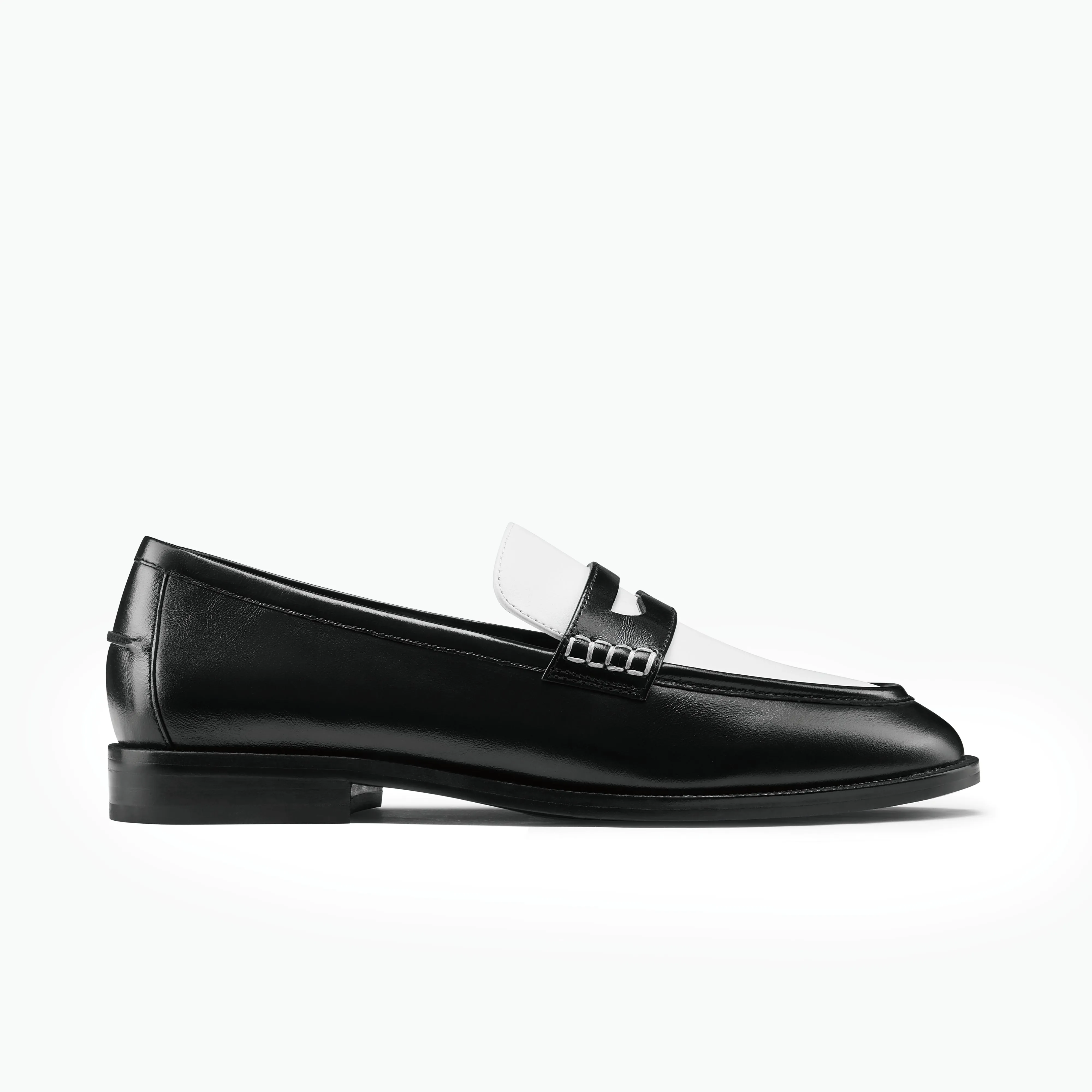 Conference Ready Chad Loafer | Black/white combo