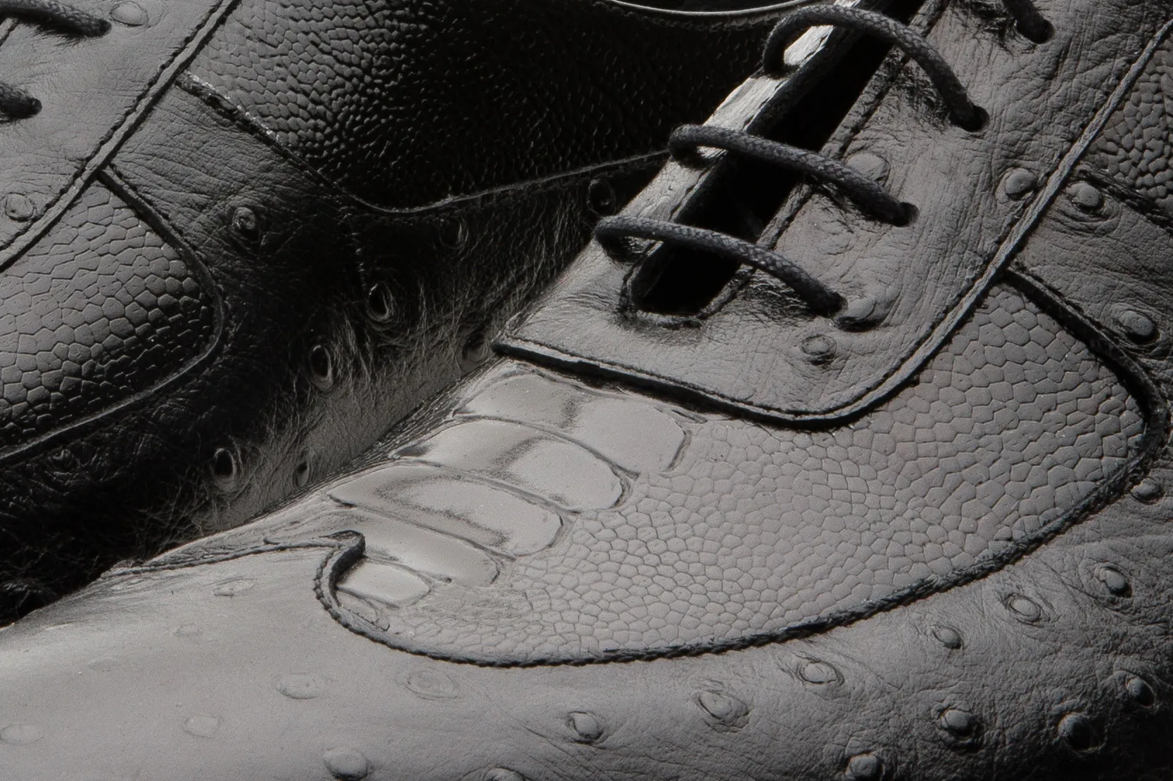 timeless The Alabama Black Wingtip Oxford Men Shoe