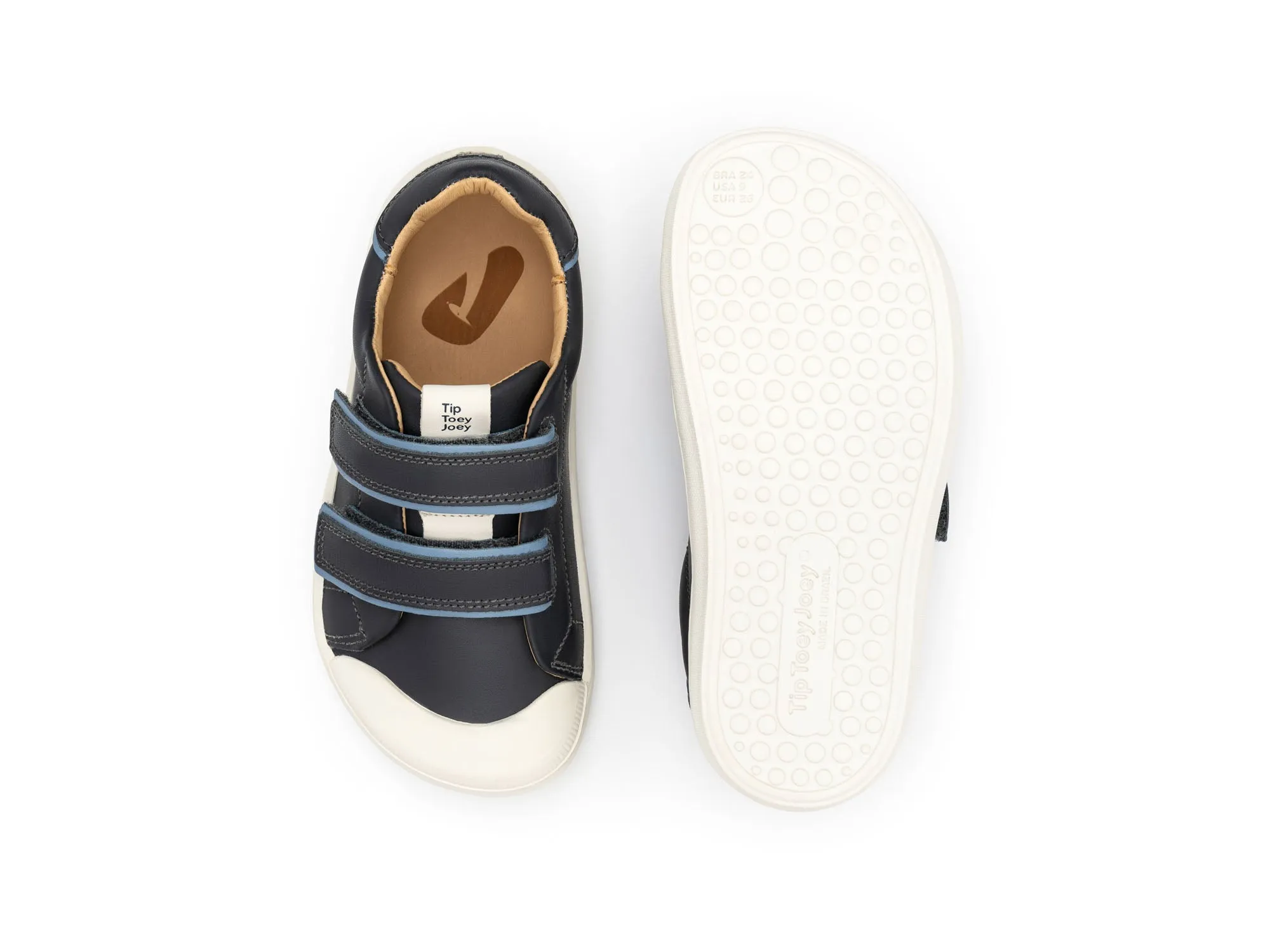 Tip Toey Joey Boy's and Girl's Ramp Colors Sneakers - Ash / Denim / Denim Pastel Kids