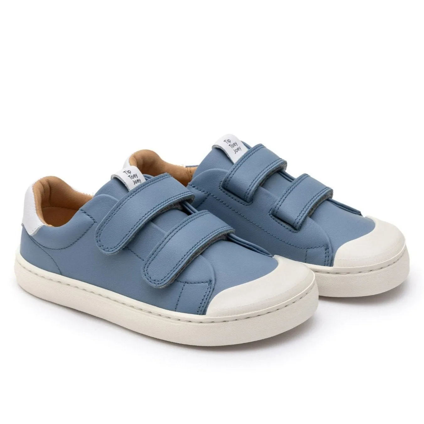 Tip Toey Joey Boy's and Girl's Ramp Sneakers - Denim / White Distinctive Look