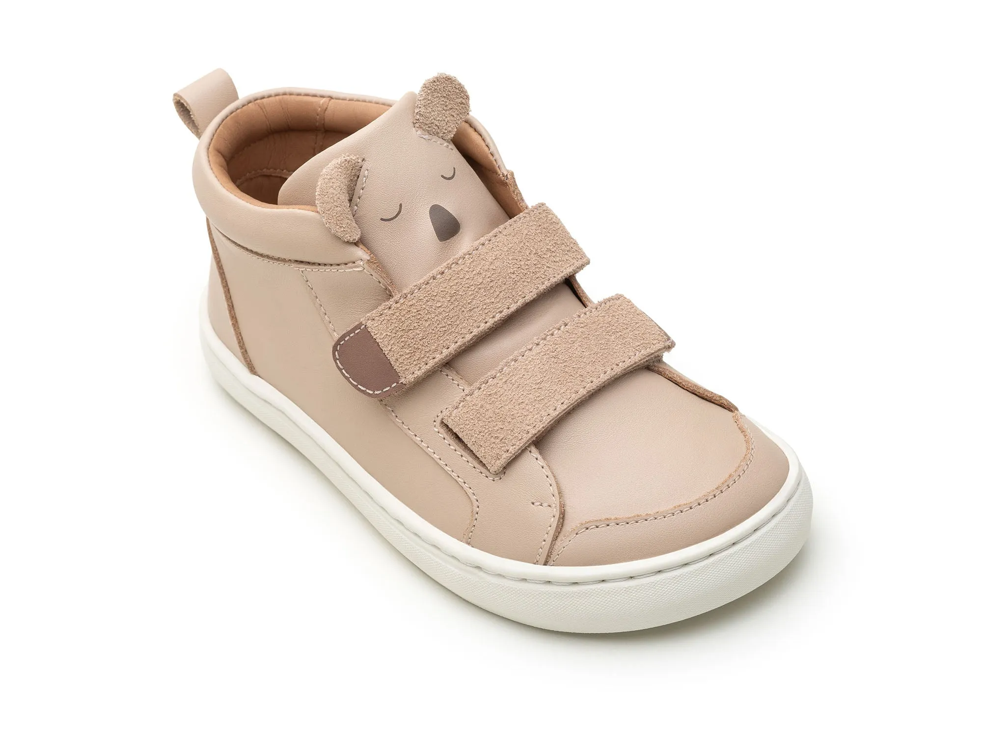 Tip Toey Joey Girl's Koala Hug Boots - Yogurt / Rose Smoke / Mogno Rose Leather Kids